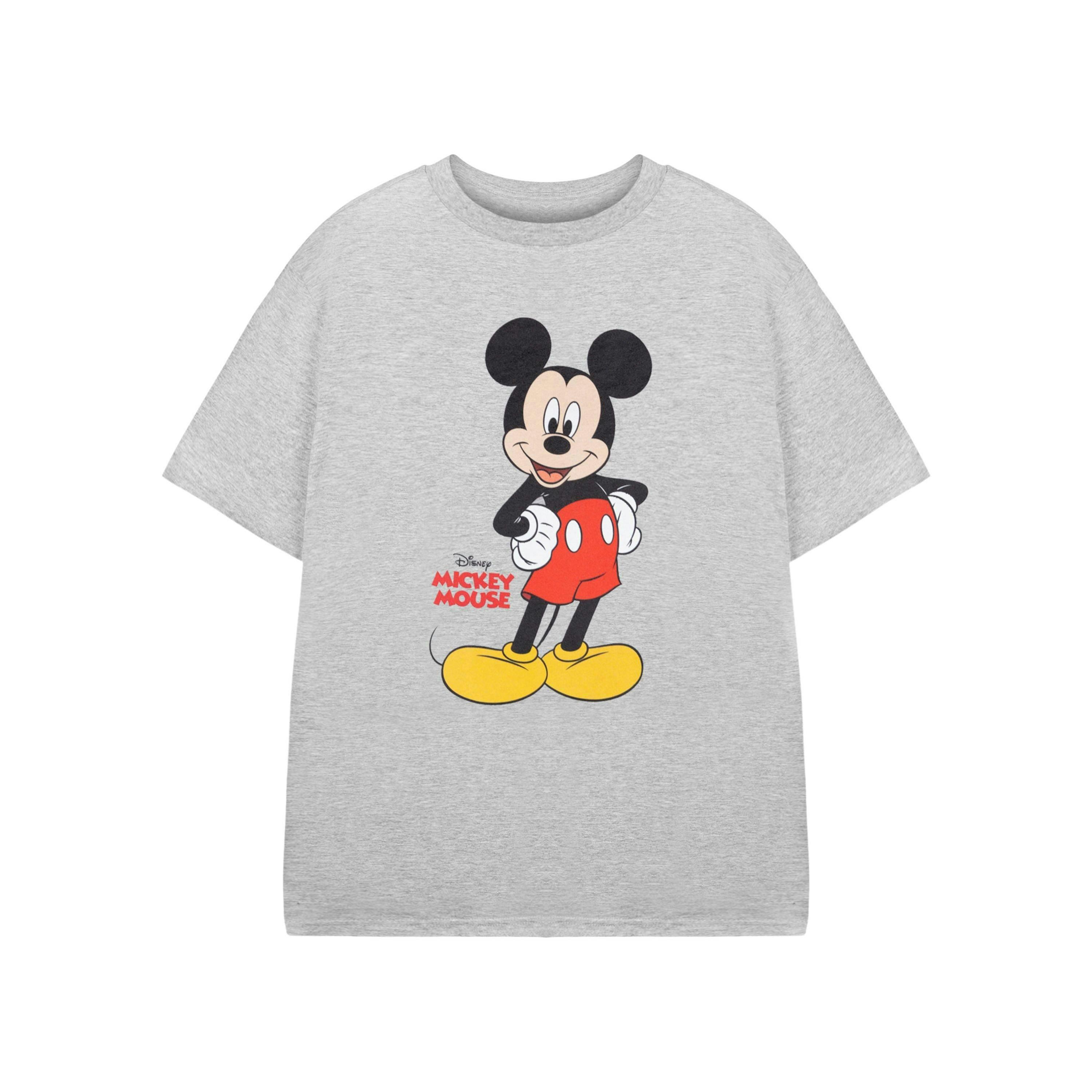 Disney Boys Grey Mickey Mouse Short Sleeved T-Shirt by Vanilla Underground , view 1 of 3