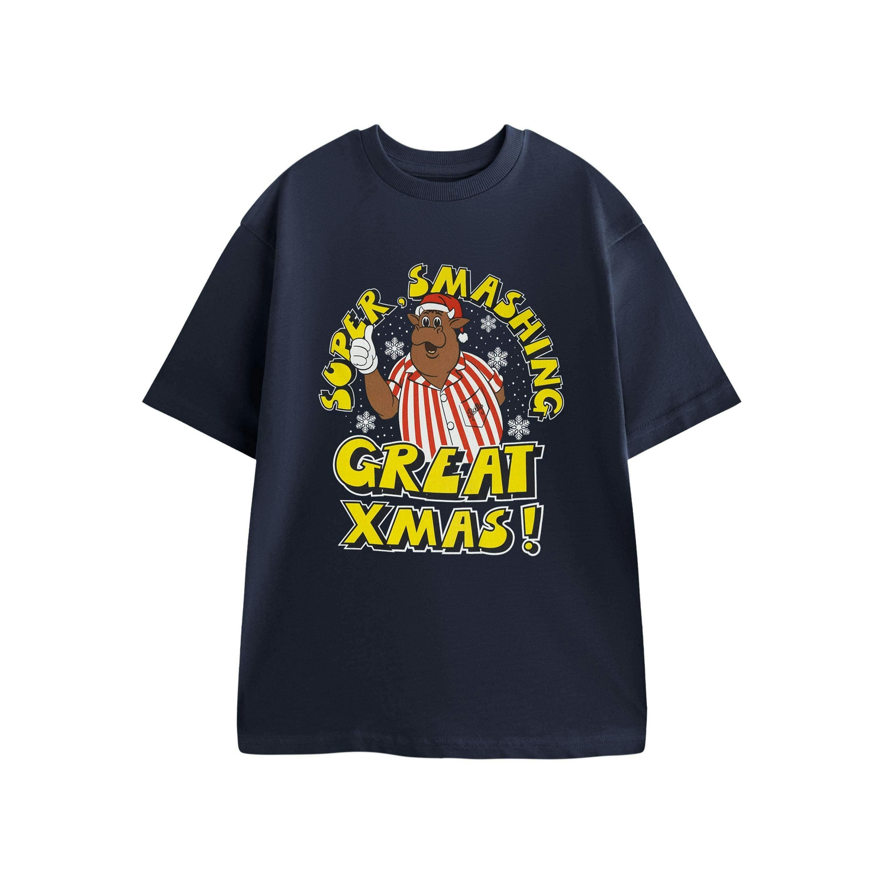 Bullseye Mens Black Great Xmas Short Sleeved T-Shirt by Vanilla Underground , view 1 of 6