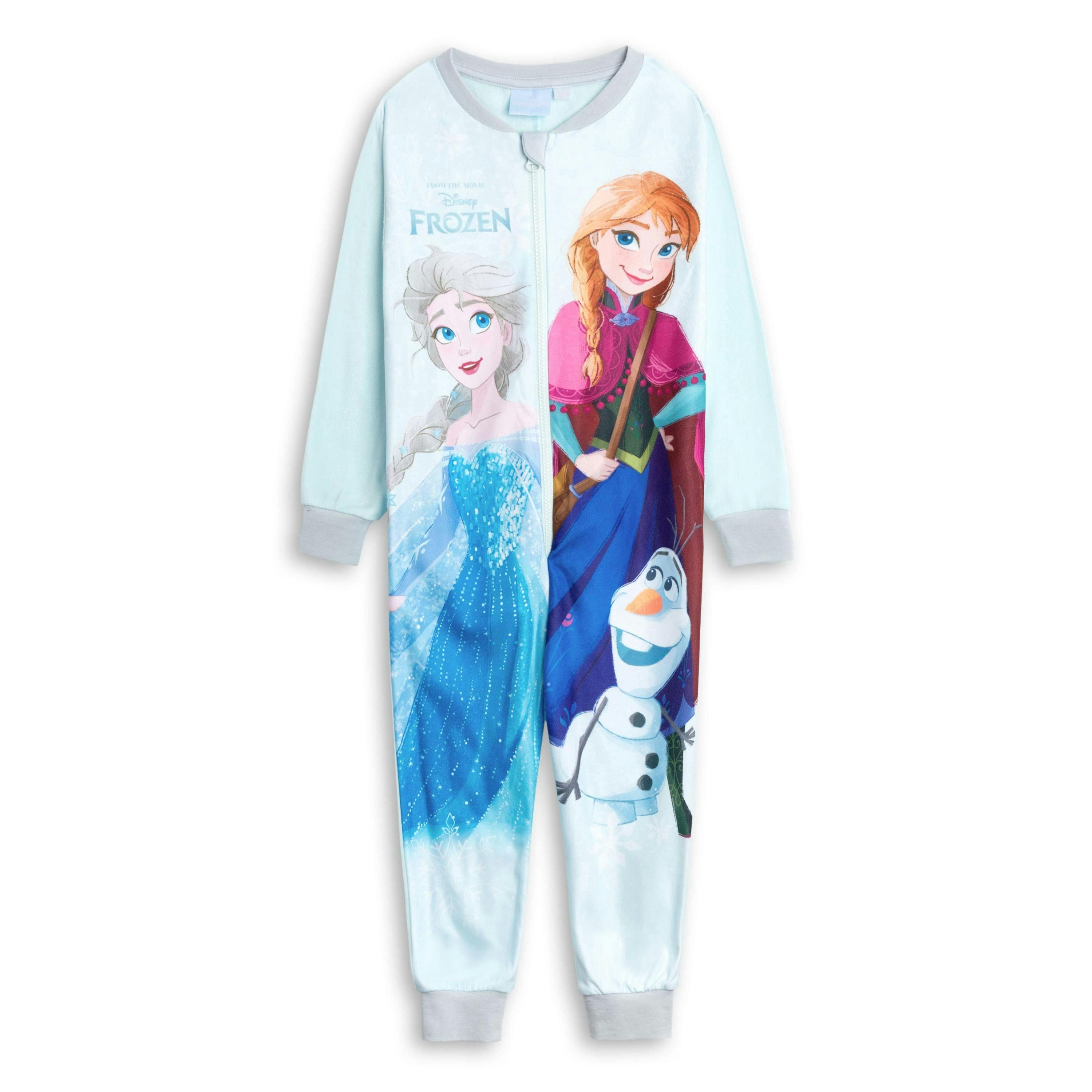 Disney Girls Blue Frozen Onesie by Vanilla Underground , view 1 of 6