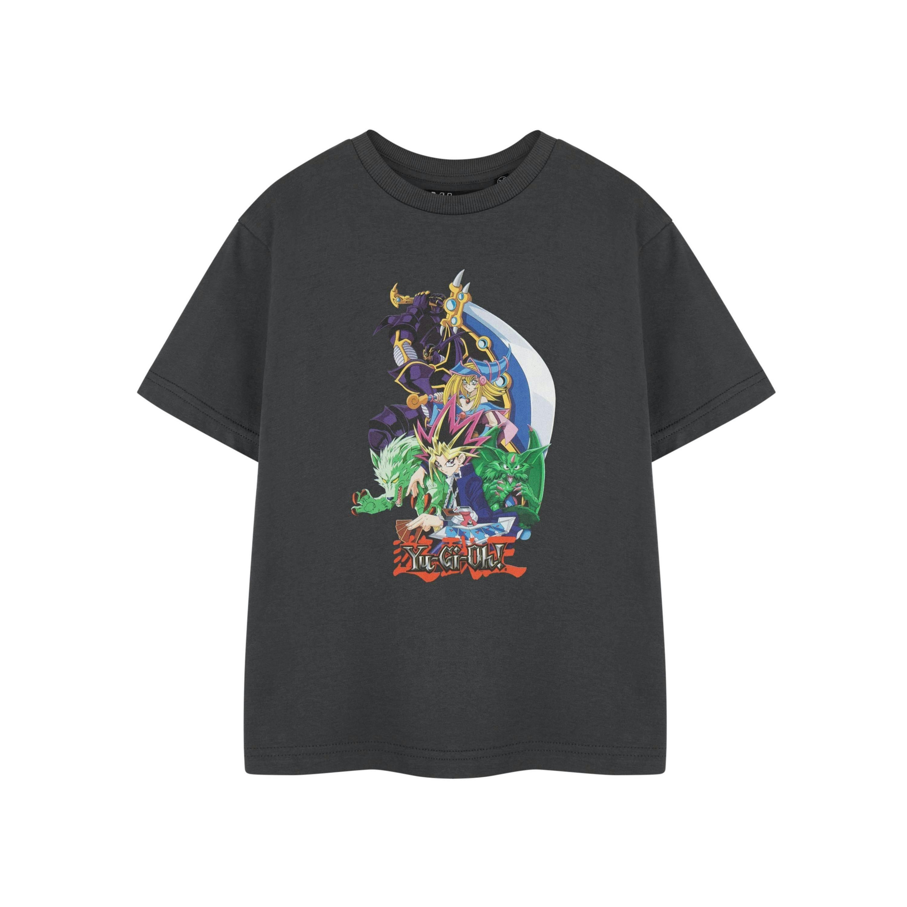 Yu Gi Oh Boys Grey Multi Character Short Sleeved T-Shirt by Vanilla Underground , view 1 of 3