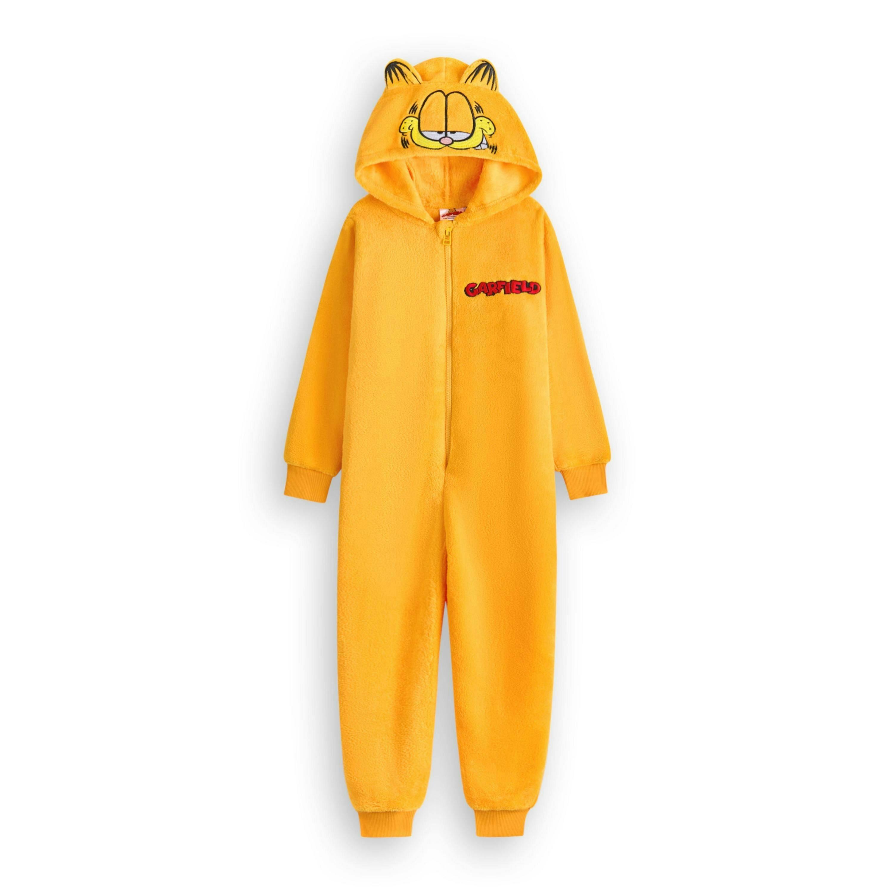 Garfield Unisex Orange Character Onesie by Vanilla Underground , view 1 of 6