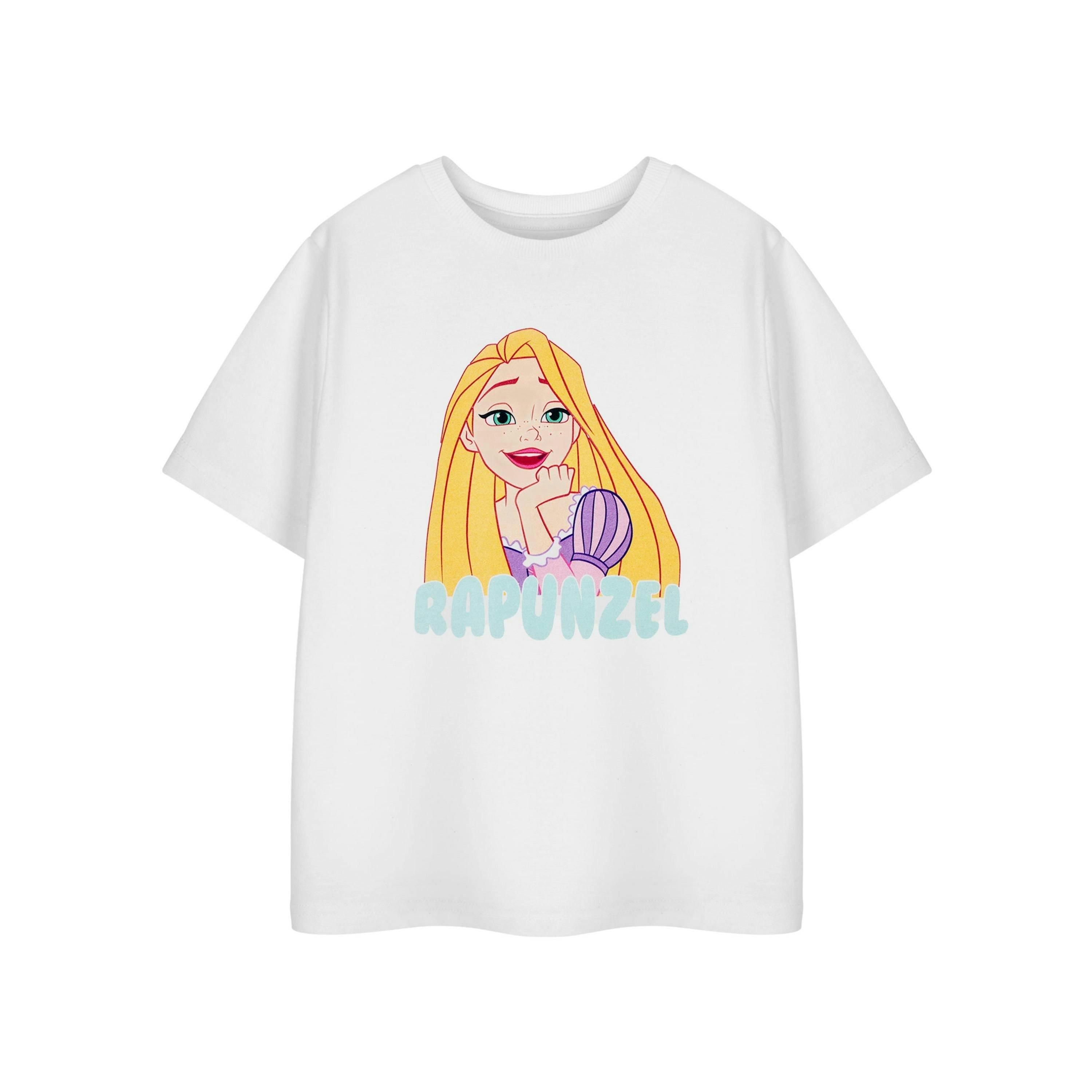 Disney Girls White Rapunzel Short Sleeved T-Shirt by Vanilla Underground , view 1 of 6