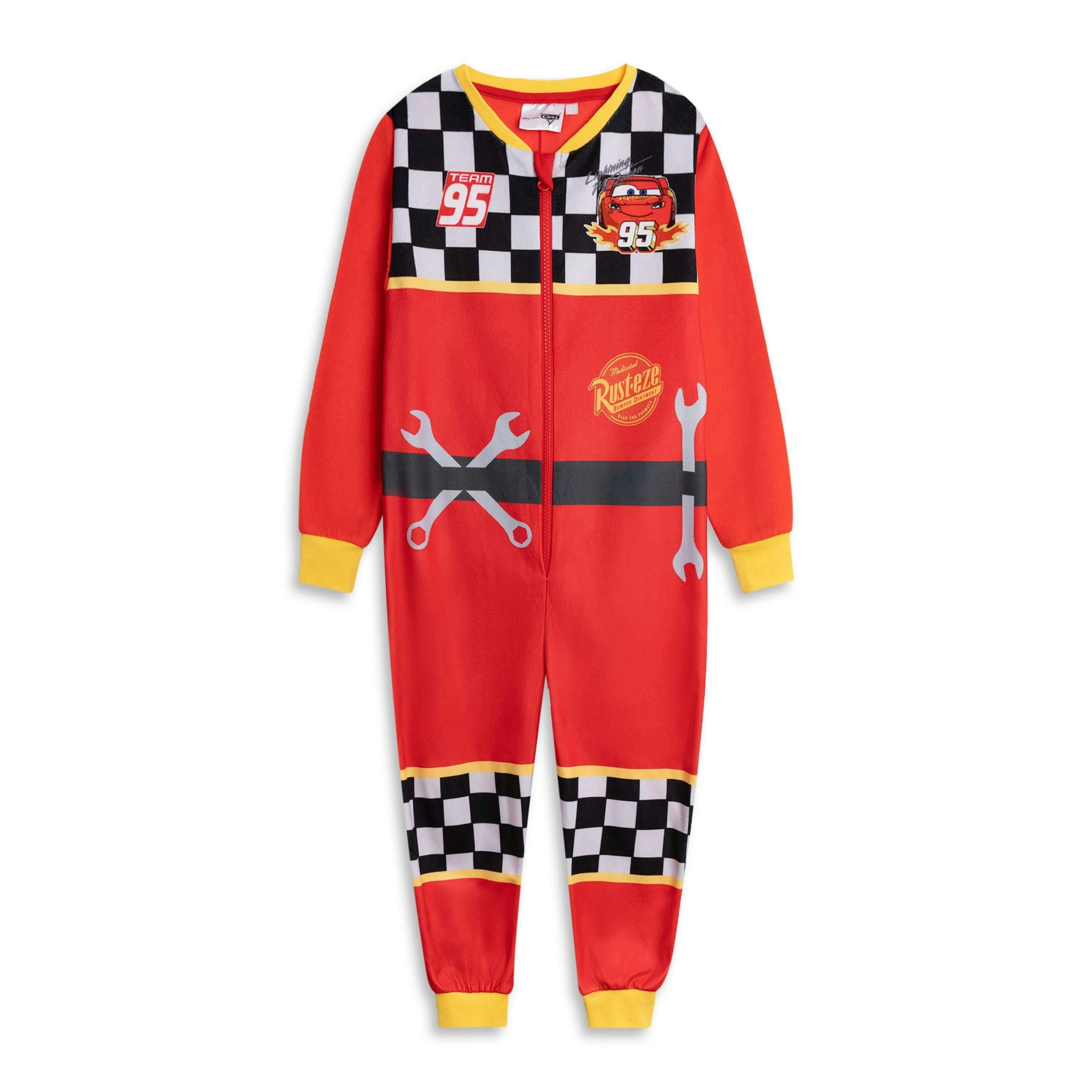 Disney Boys Red Cars Onesie by Vanilla Underground , view 1 of 6