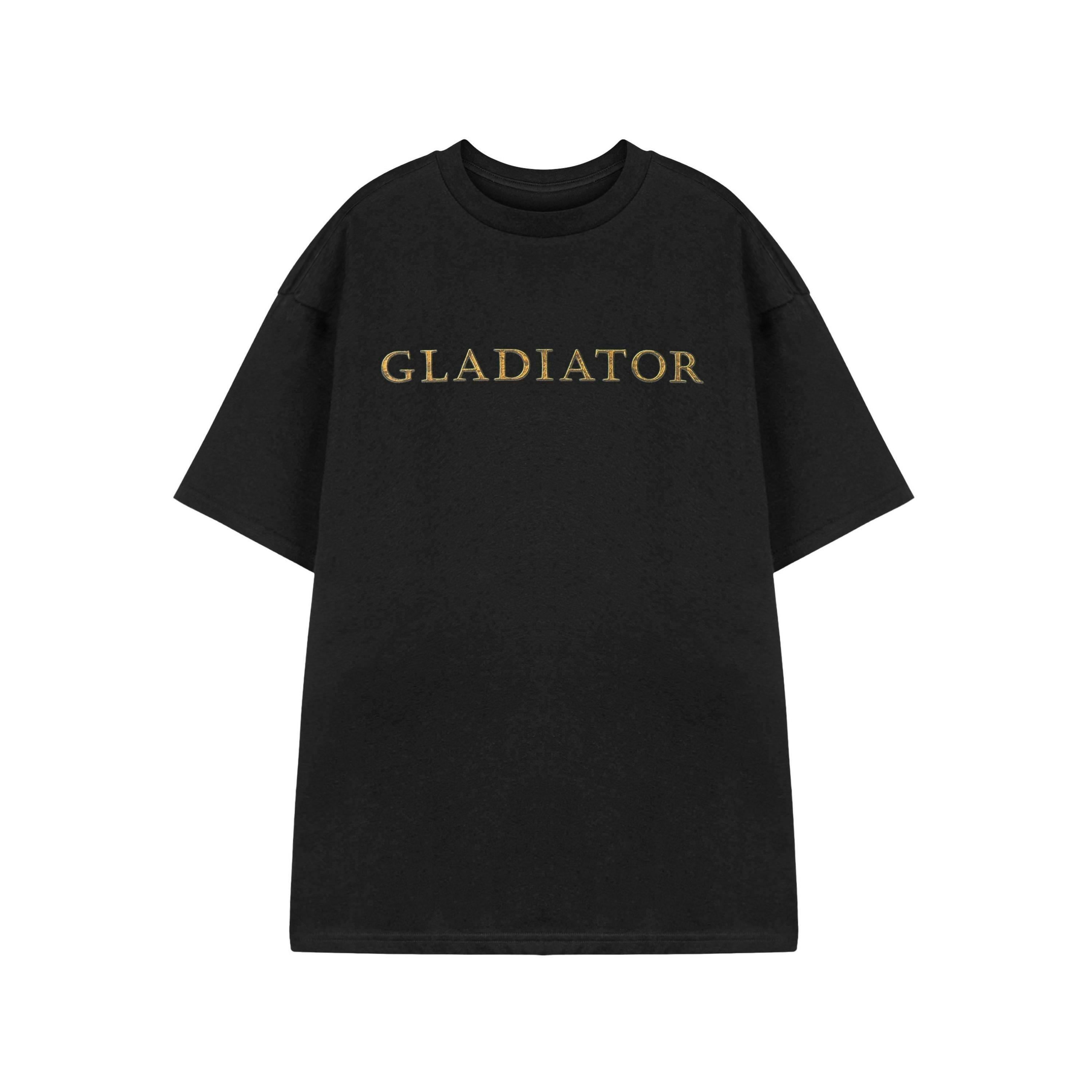 Gladiator Mens Black 180 AD Short Sleeved T-Shirt by Vanilla Underground , view 1 of 3