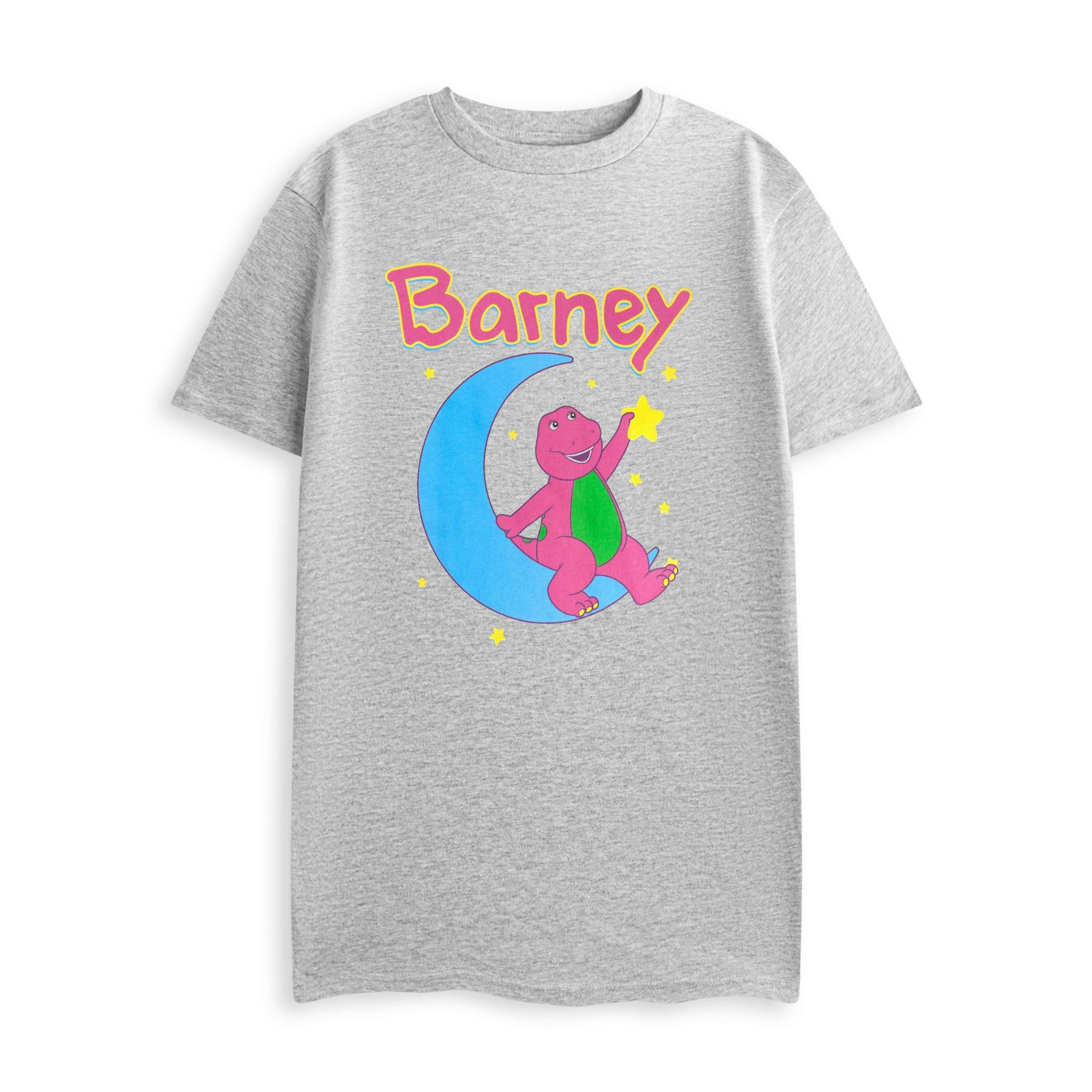 Barney Womens Grey Moon Short Sleeve Nightdress by Vanilla Underground , view 1 of 6