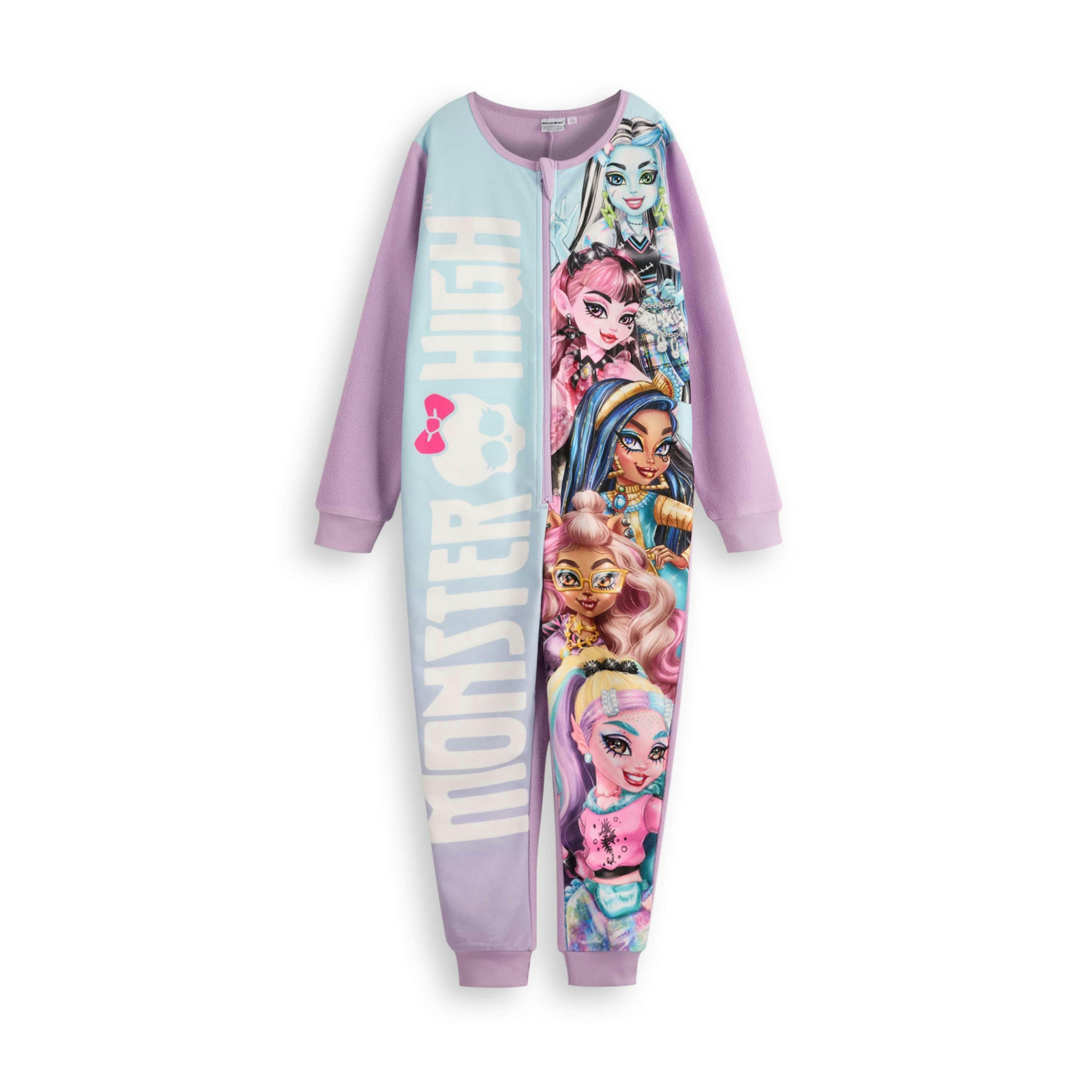 Monster High Girls Purple Character Leg Onesie by Vanilla Underground , view 1 of 6