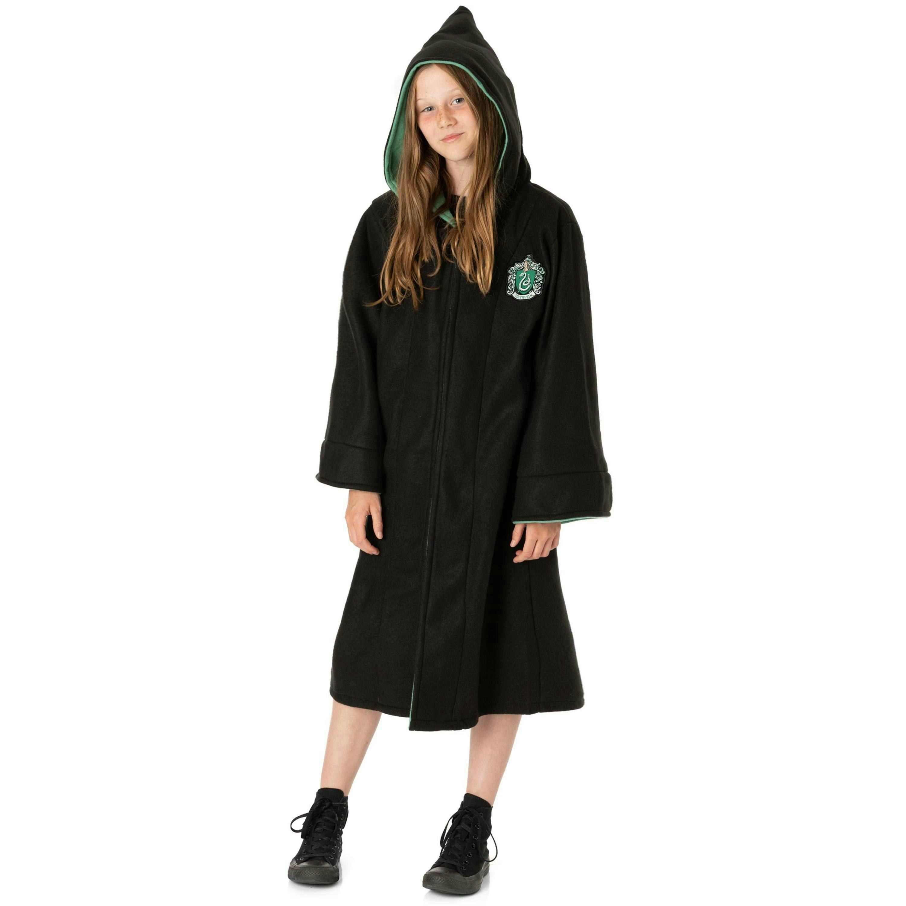 Harry Potter Unisex Kids Black Hogwarts House Crest Gown by Vanilla Underground , view 1 of 6