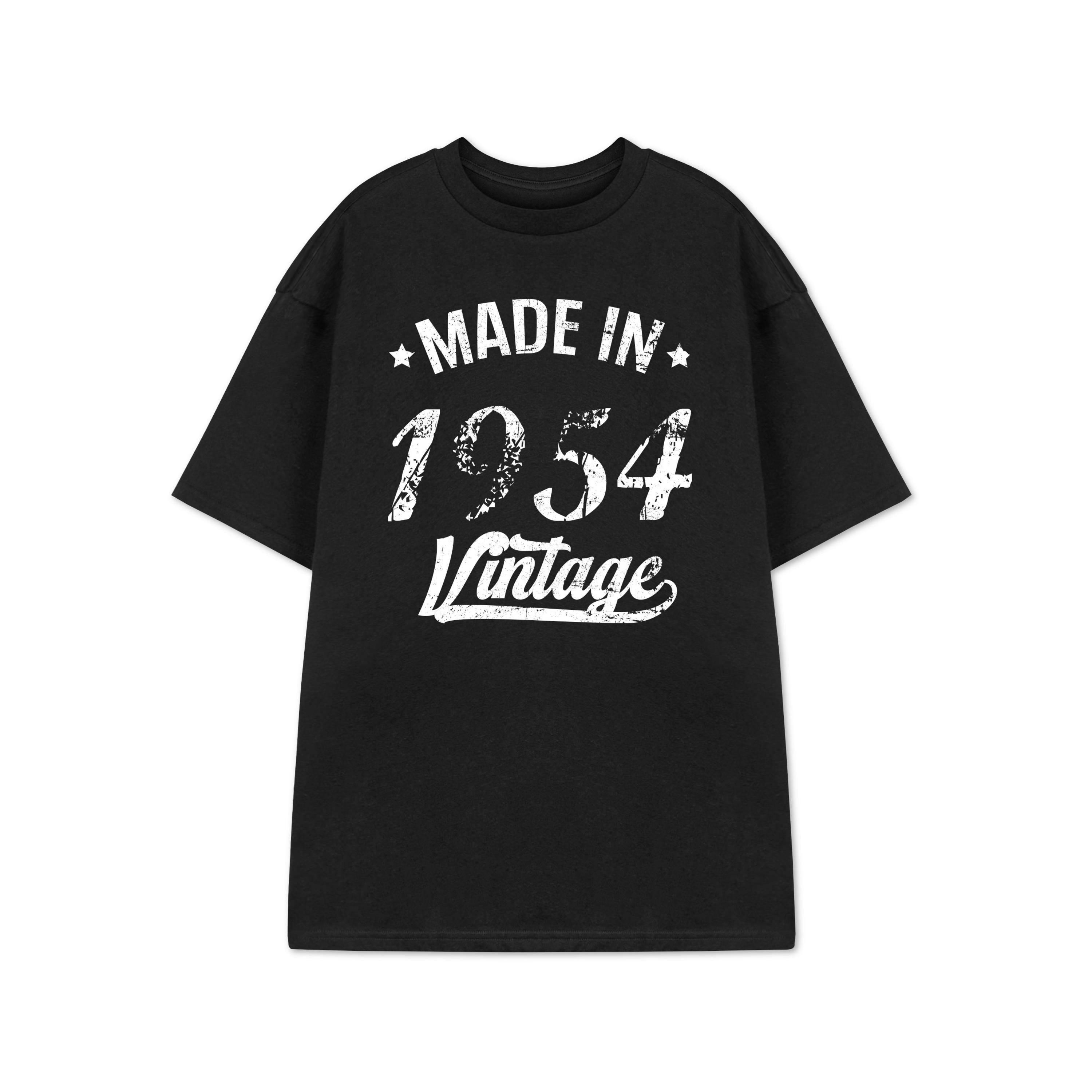 Show Me The Merch Mens Black Made In 1954 Short Sleeved T-Shirt by Vanilla Underground , view 1 of 1