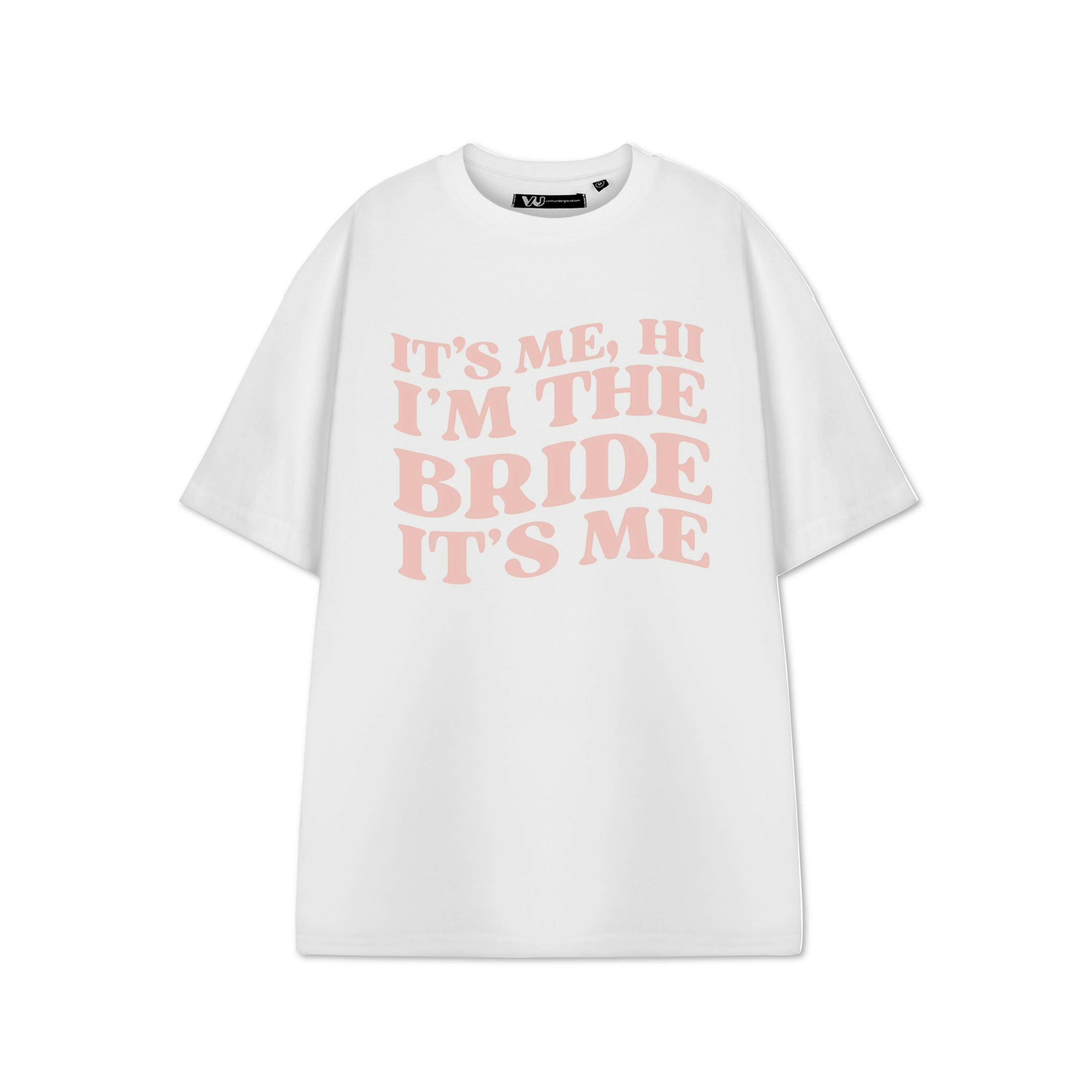 Show Me The Merch Womens White It's Me, Hi Short Sleeved T-Shirt by Vanilla Underground , view 1 of 1