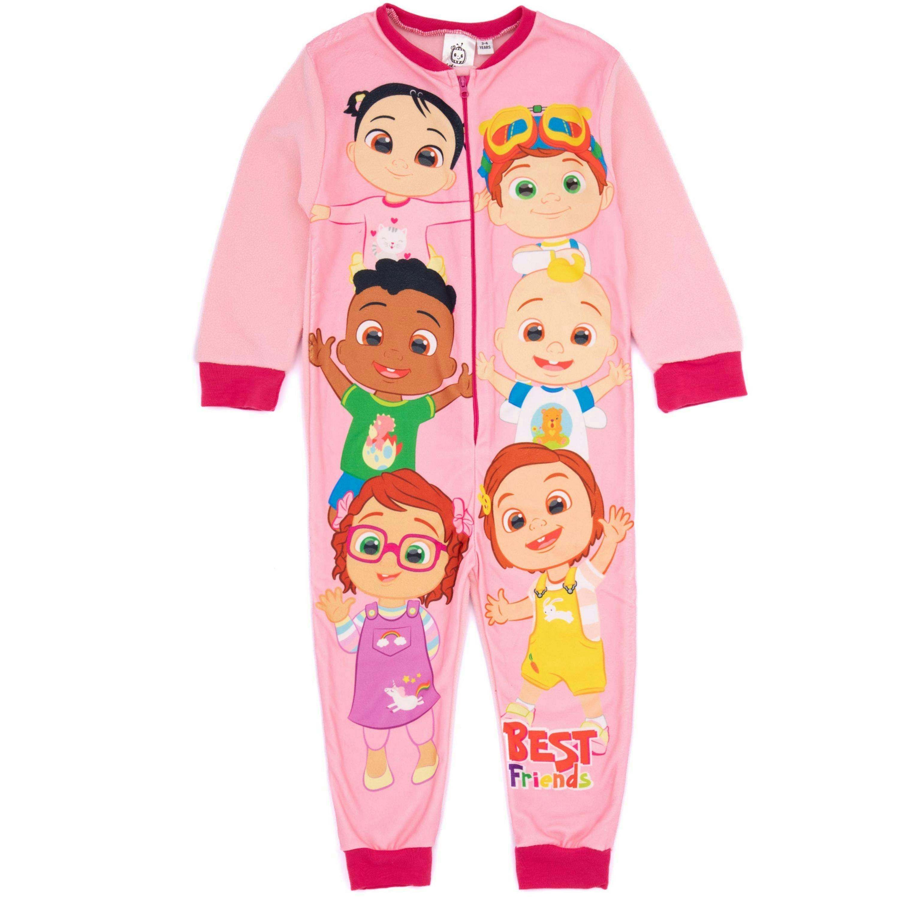 Cocomelon Girls Pink Best Friends Onesie by Vanilla Underground , view 1 of 6