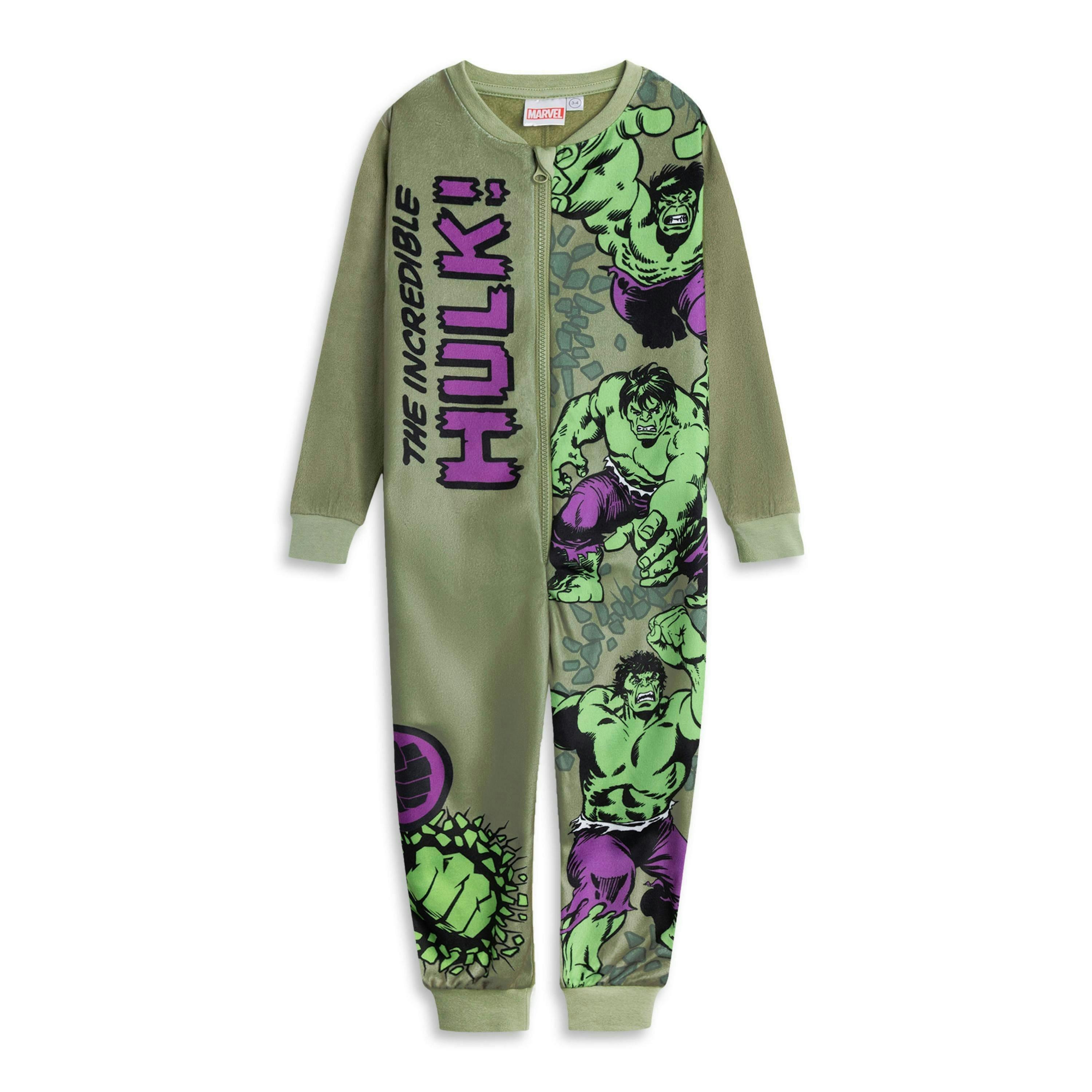 Marvel Boys Green Character Onesie by Vanilla Underground , view 1 of 6