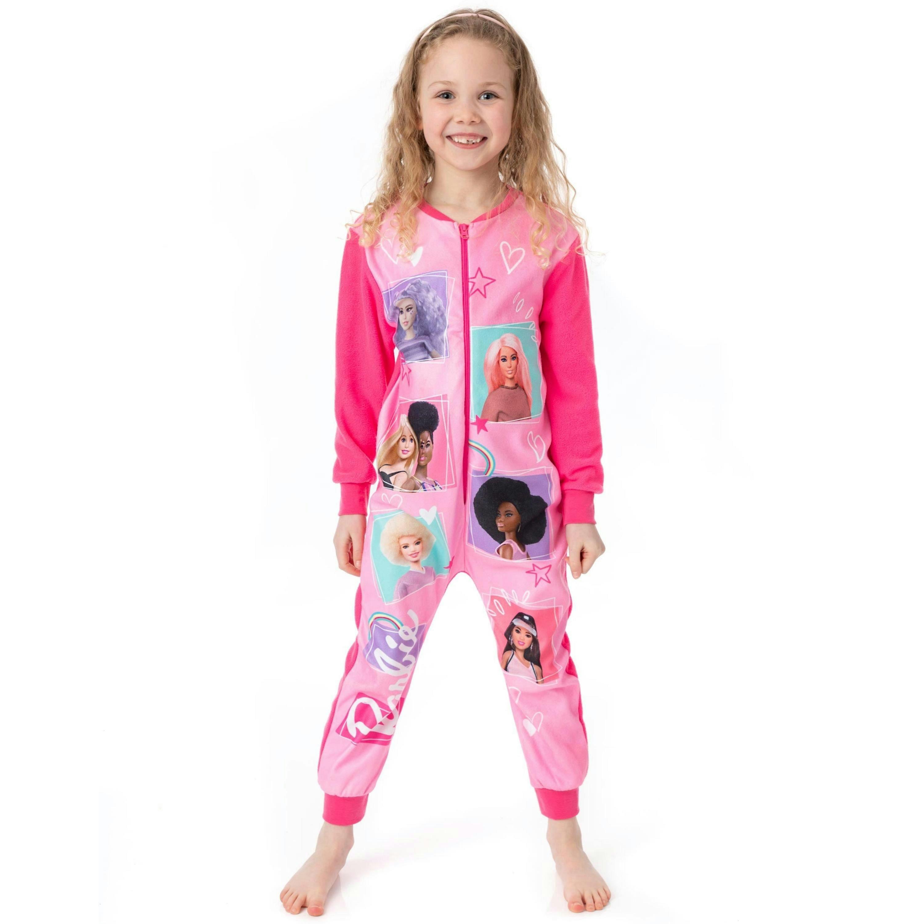 Barbie Girls Pink Rainbow Onesie by Vanilla Underground , view 1 of 6