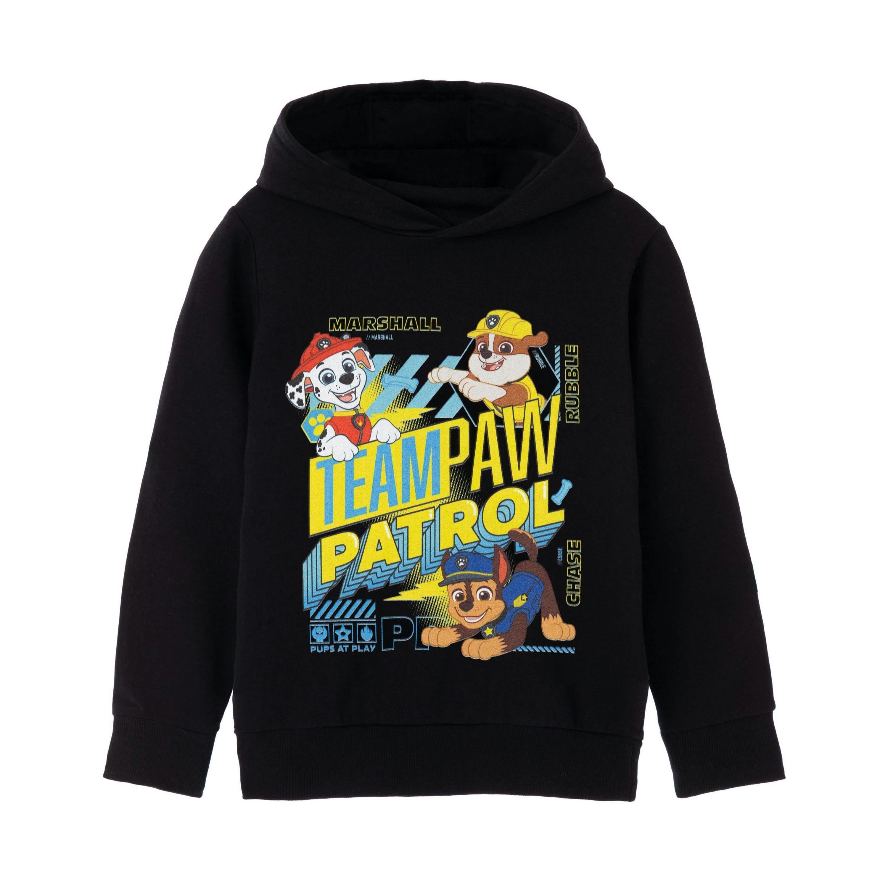 Paw Patrol Boys Black Team Paw Hoodie by Vanilla Underground , view 1 of 6