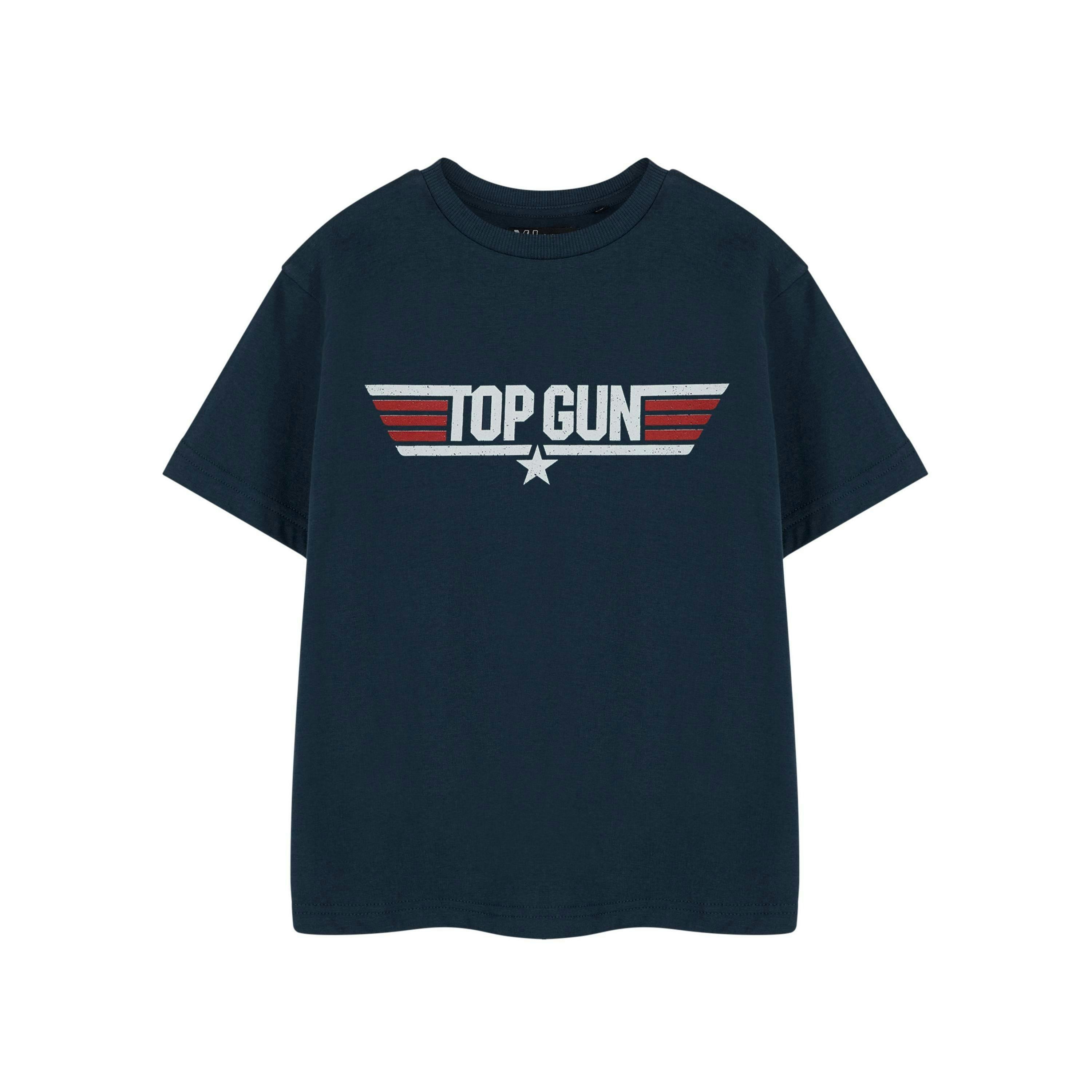 Top Gun Boys Blue Mini Me Short Sleeved T-Shirt by Vanilla Underground , view 1 of 3