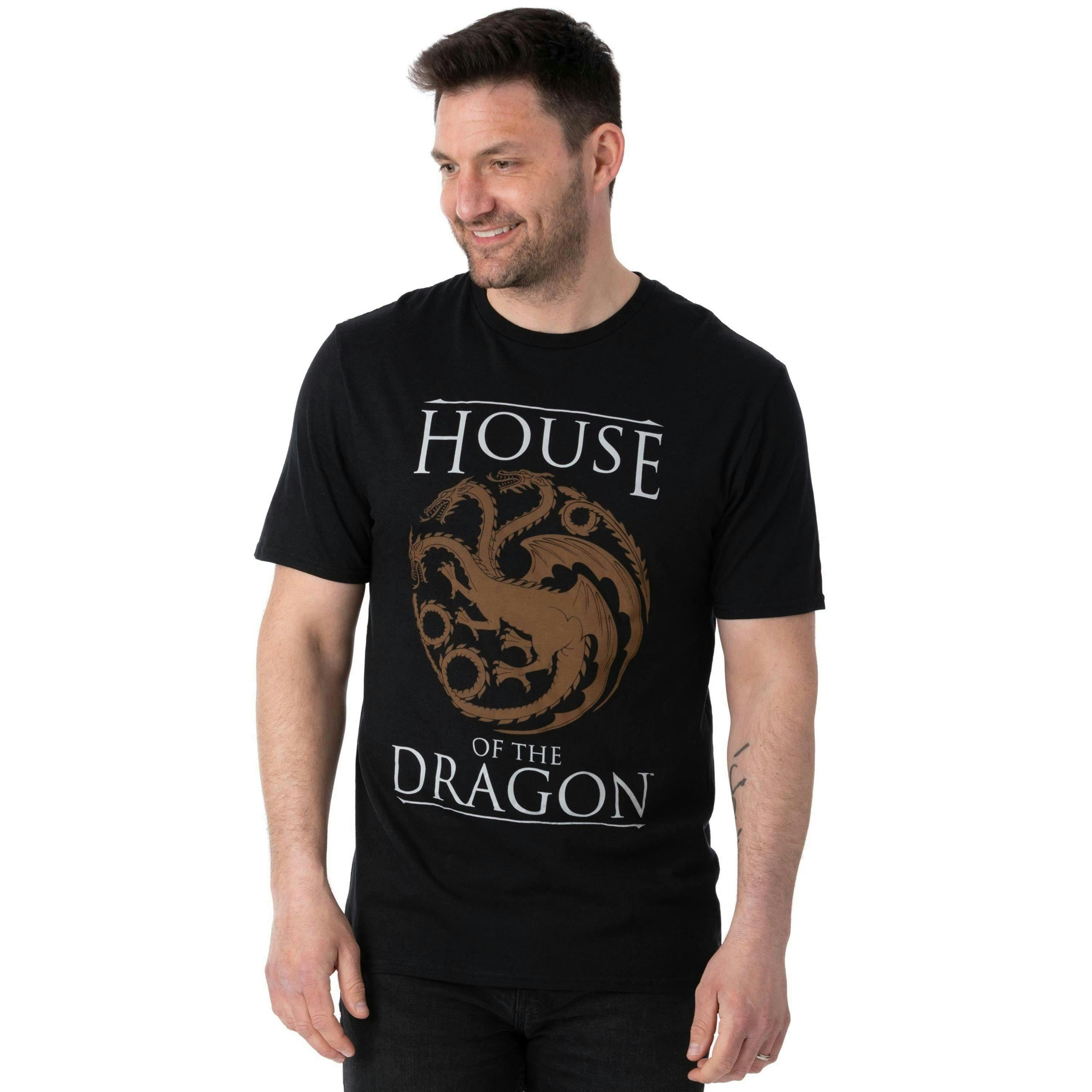 Game of Thrones Mens Black Logo Short Sleeved T-Shirt by Vanilla Underground , view 1 of 6