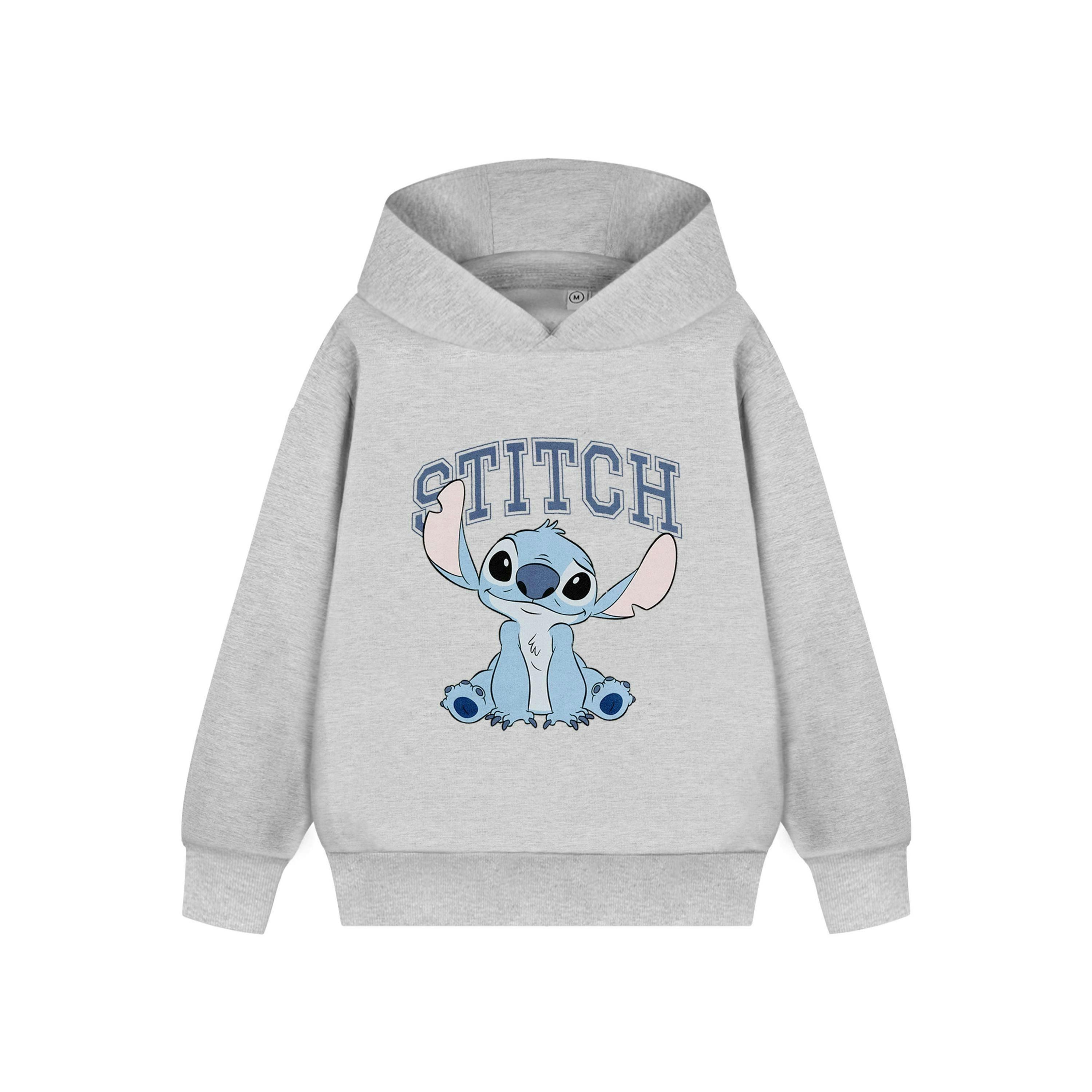 Disney Lilo & Stitch Girls Grey College Hoodie by Vanilla Underground , view 1 of 6