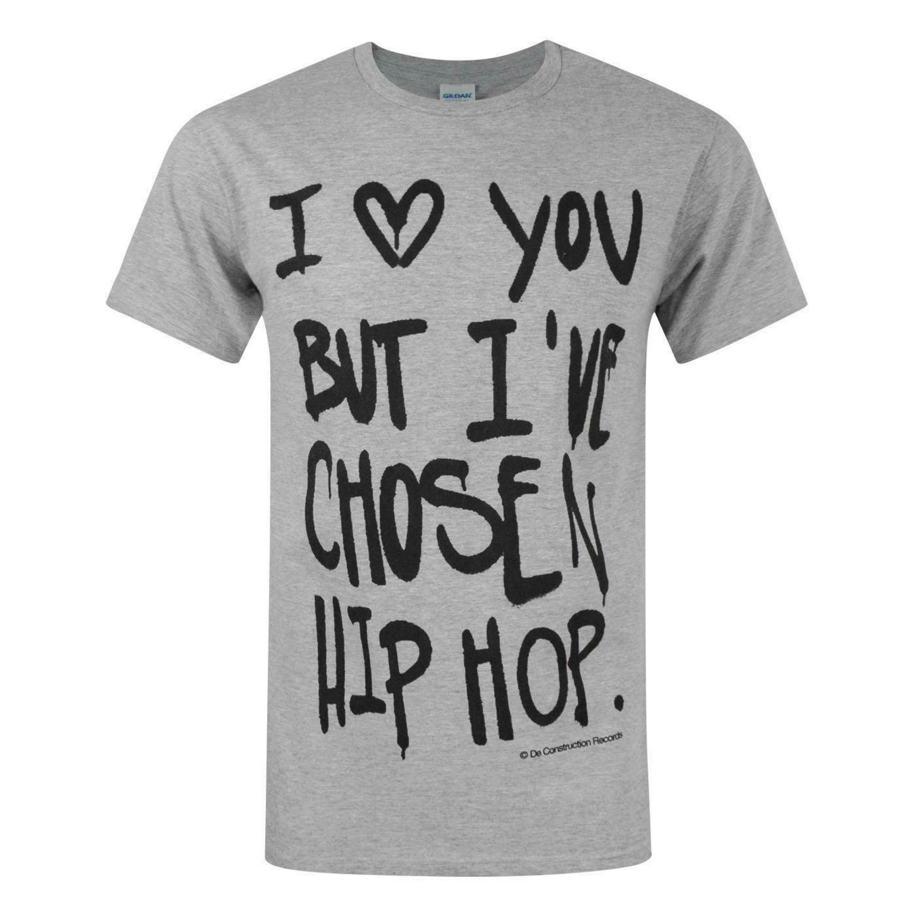 Vanilla Underground Mens Grey Text Print Short Sleeved T-Shirt by Vanilla Underground , view 1 of 4