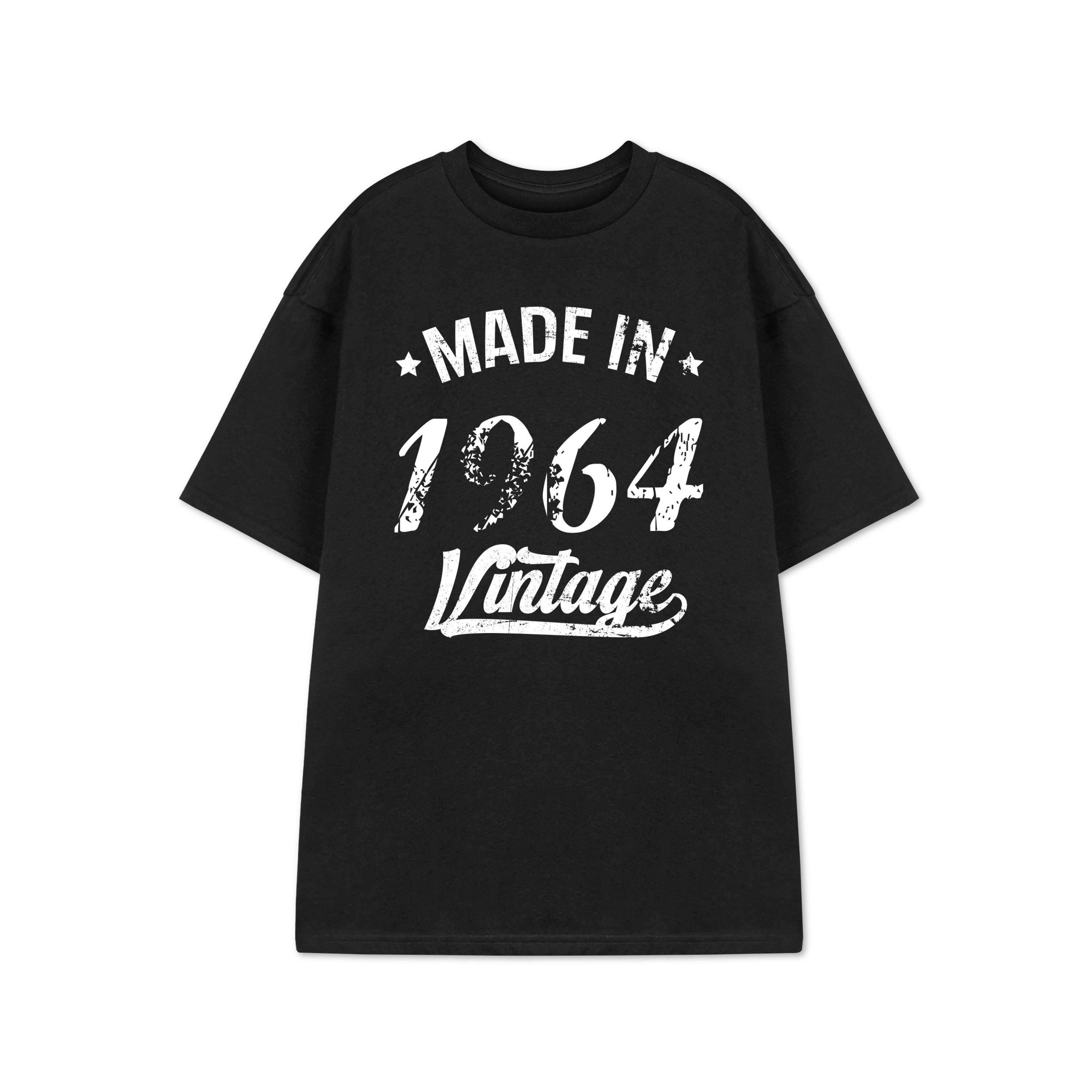 Show Me The Merch Mens Black Made In 1964 Short Sleeved T-Shirt by Vanilla Underground , view 1 of 1