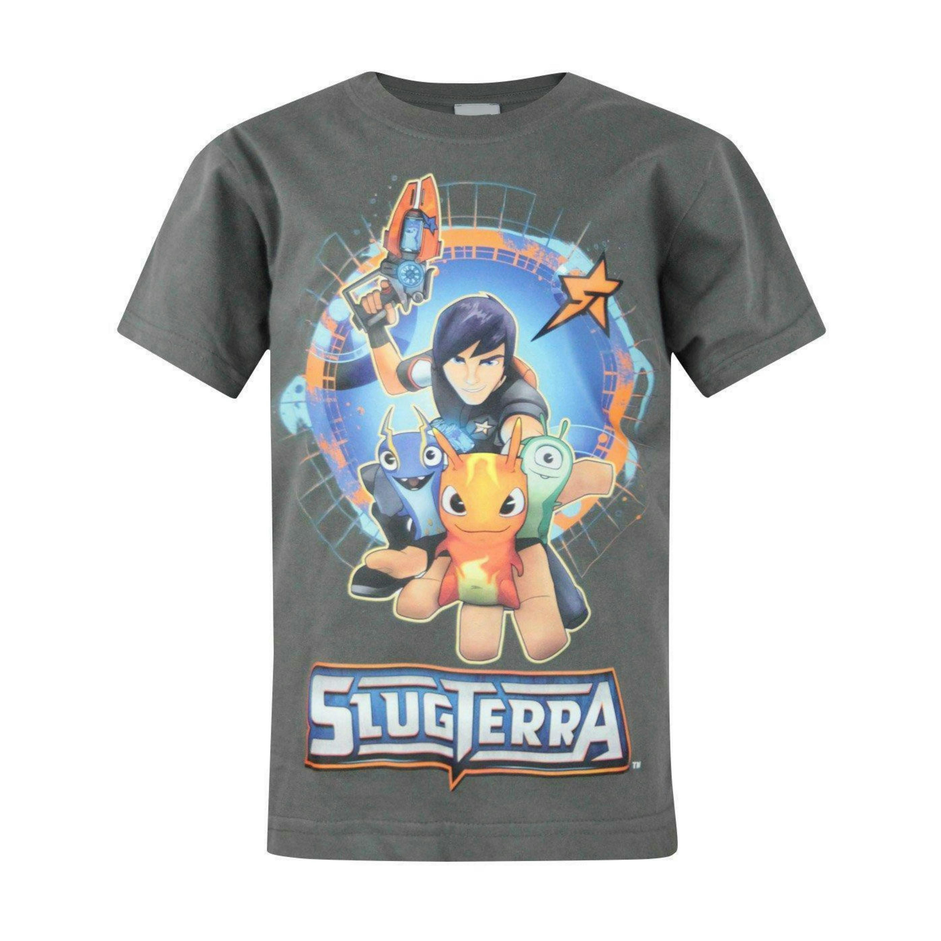 Slugterra Boys Grey Eli Shane Short Sleeved T-Shirt by Vanilla Underground , view 1 of 4