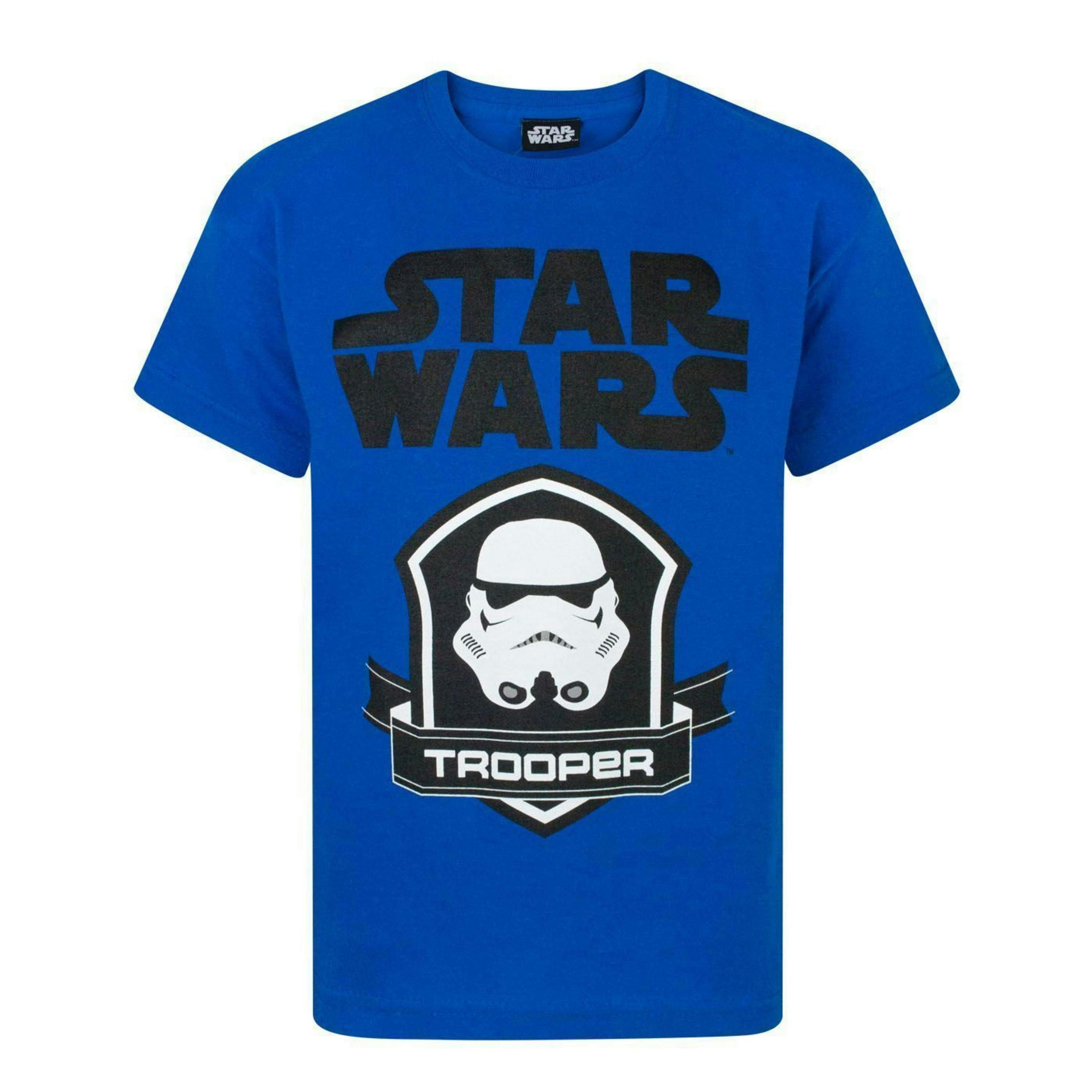 Star Wars Boys Blue Short Sleeved T-Shirt by Vanilla Underground , view 1 of 1