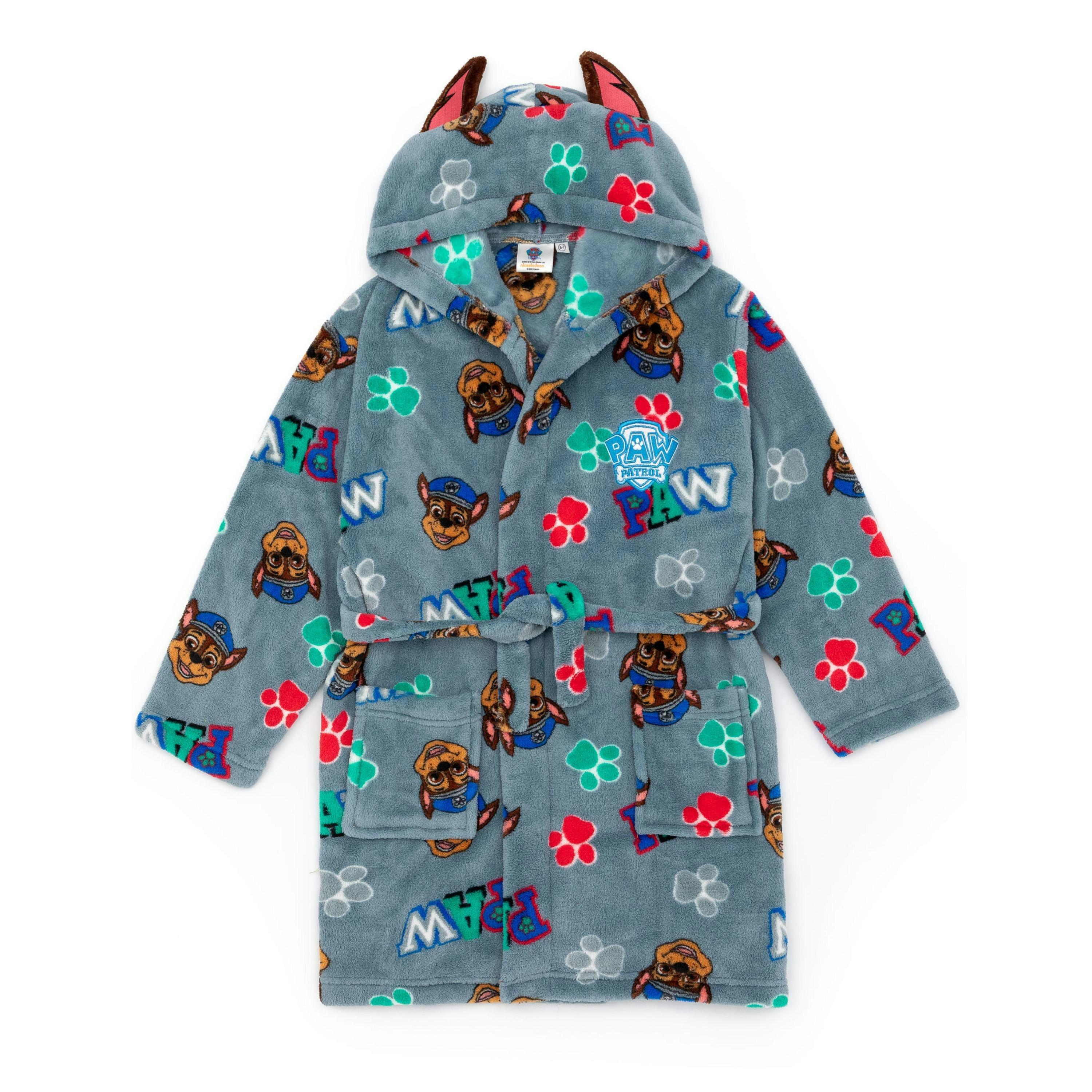 Paw Patrol Boys Blue Hooded Bathrobe by Vanilla Underground , view 1 of 5