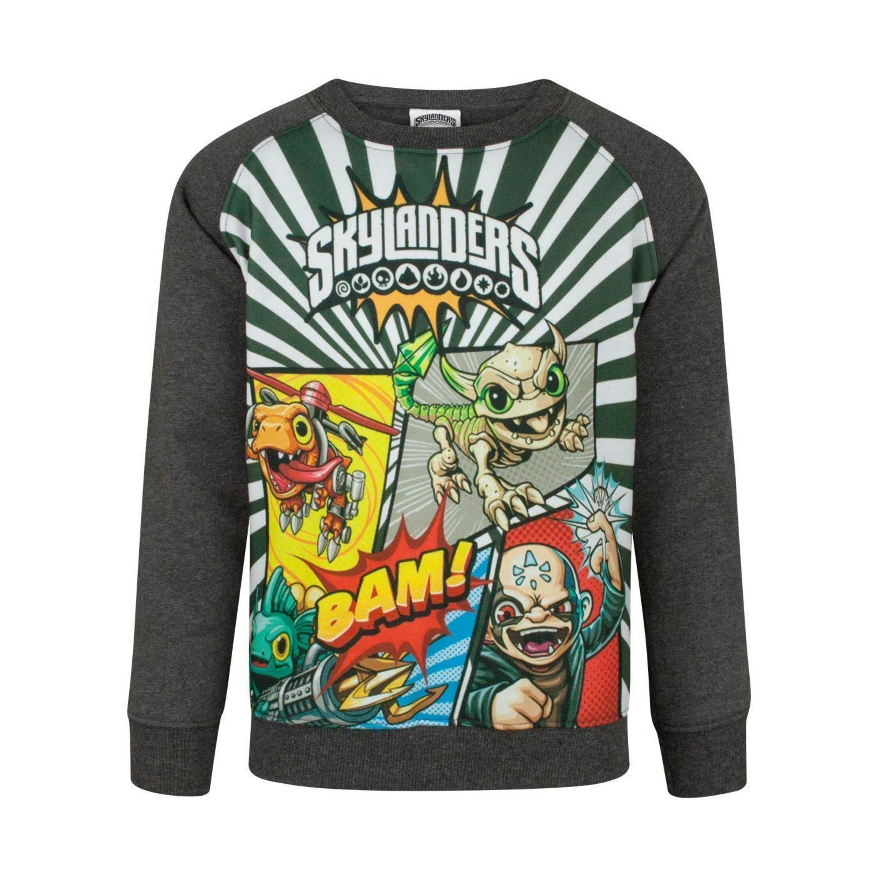 Skylanders Boys Grey Sweatshirt by Vanilla Underground , view 1 of 1