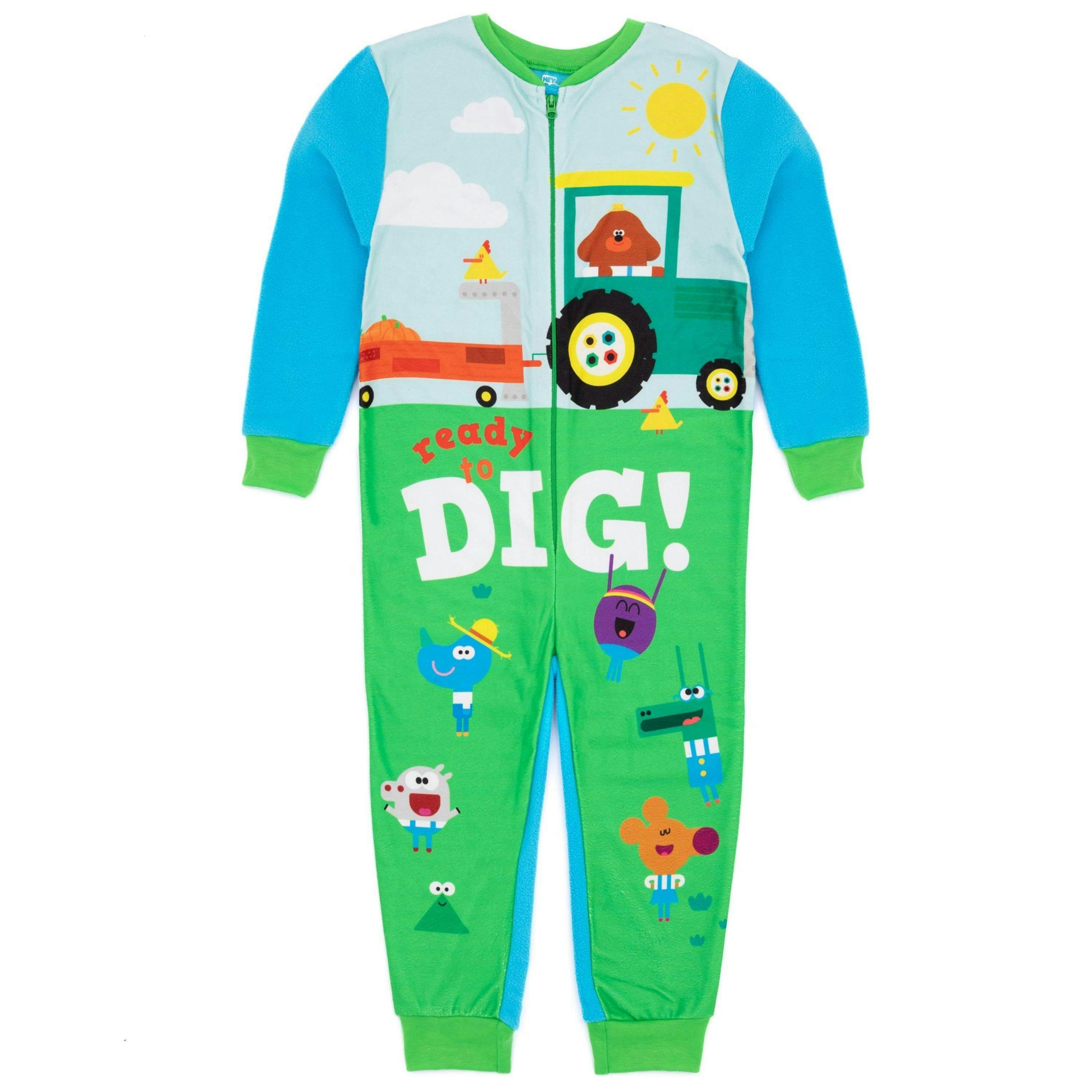 Hey Duggee Boys Blue Ready To Dig Onesie by Vanilla Underground , view 1 of 6