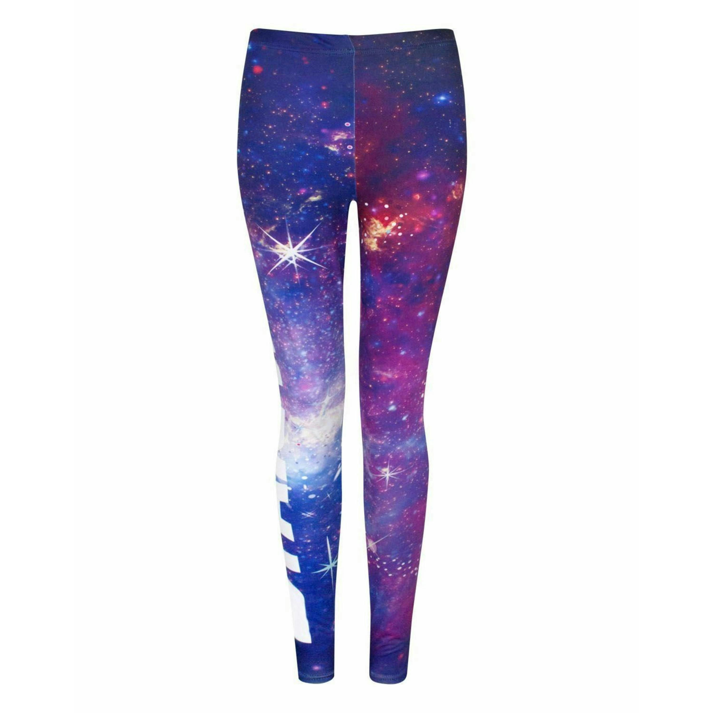 Star Wars Womens Purple Cosmic Leggings by Vanilla Underground , view 1 of 5