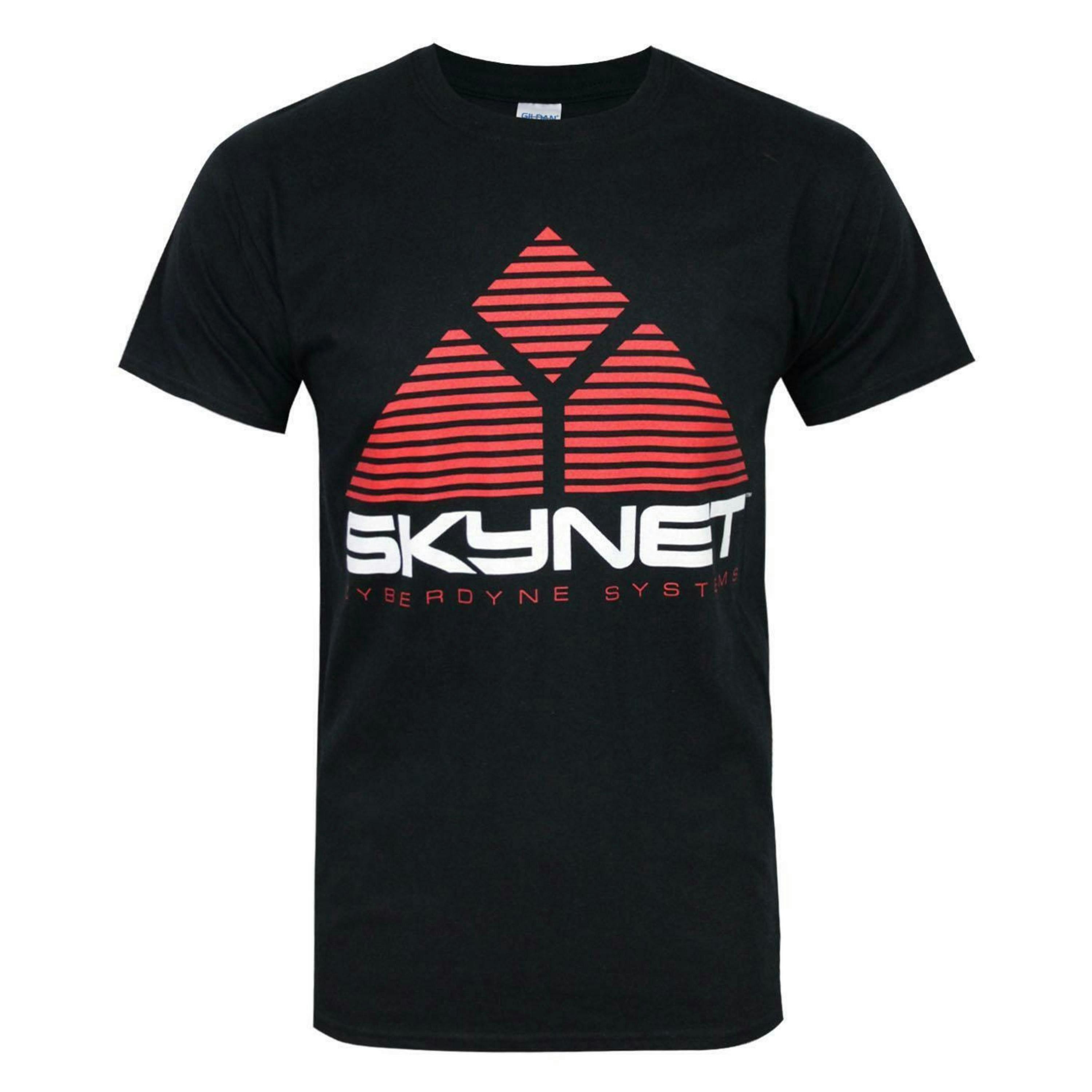 Terminator Mens Black Logo Short Sleeved T-Shirt by Vanilla Underground , view 1 of 1