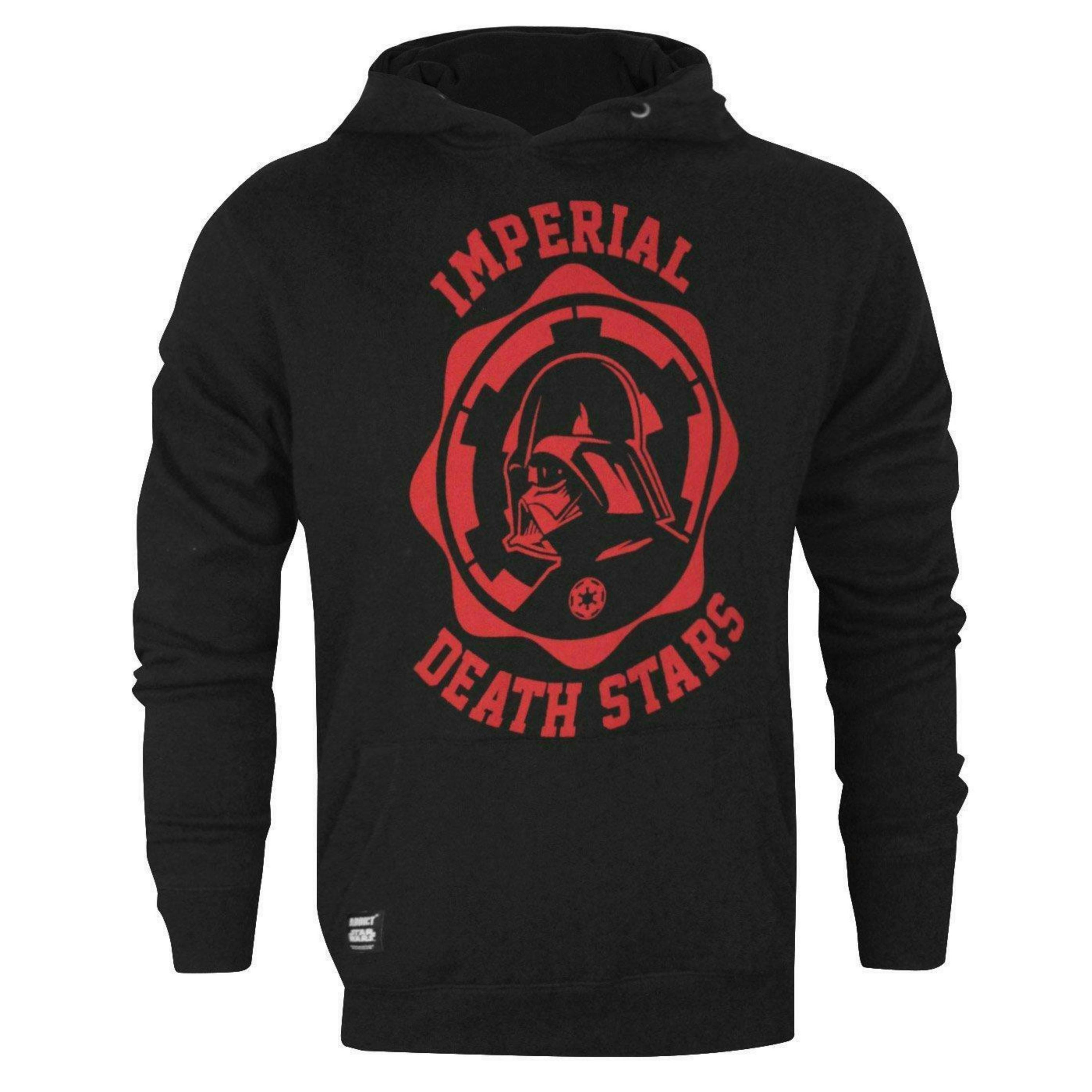 Star Wars Mens Black Darth Vader Hoodie by Vanilla Underground , view 1 of 4