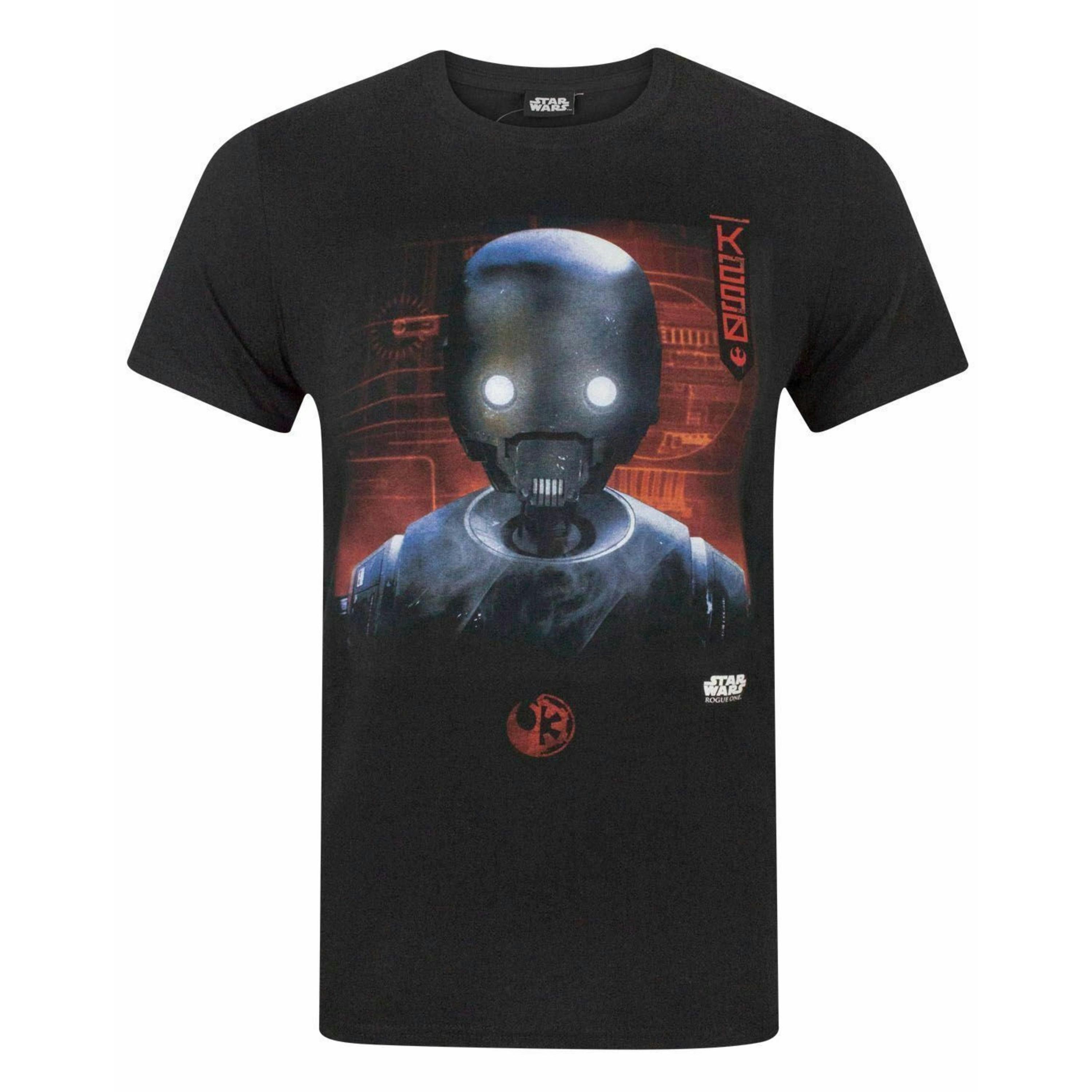 Star Wars Mens Black Ks20 Short Sleeved T-Shirt by Vanilla Underground , view 1 of 4