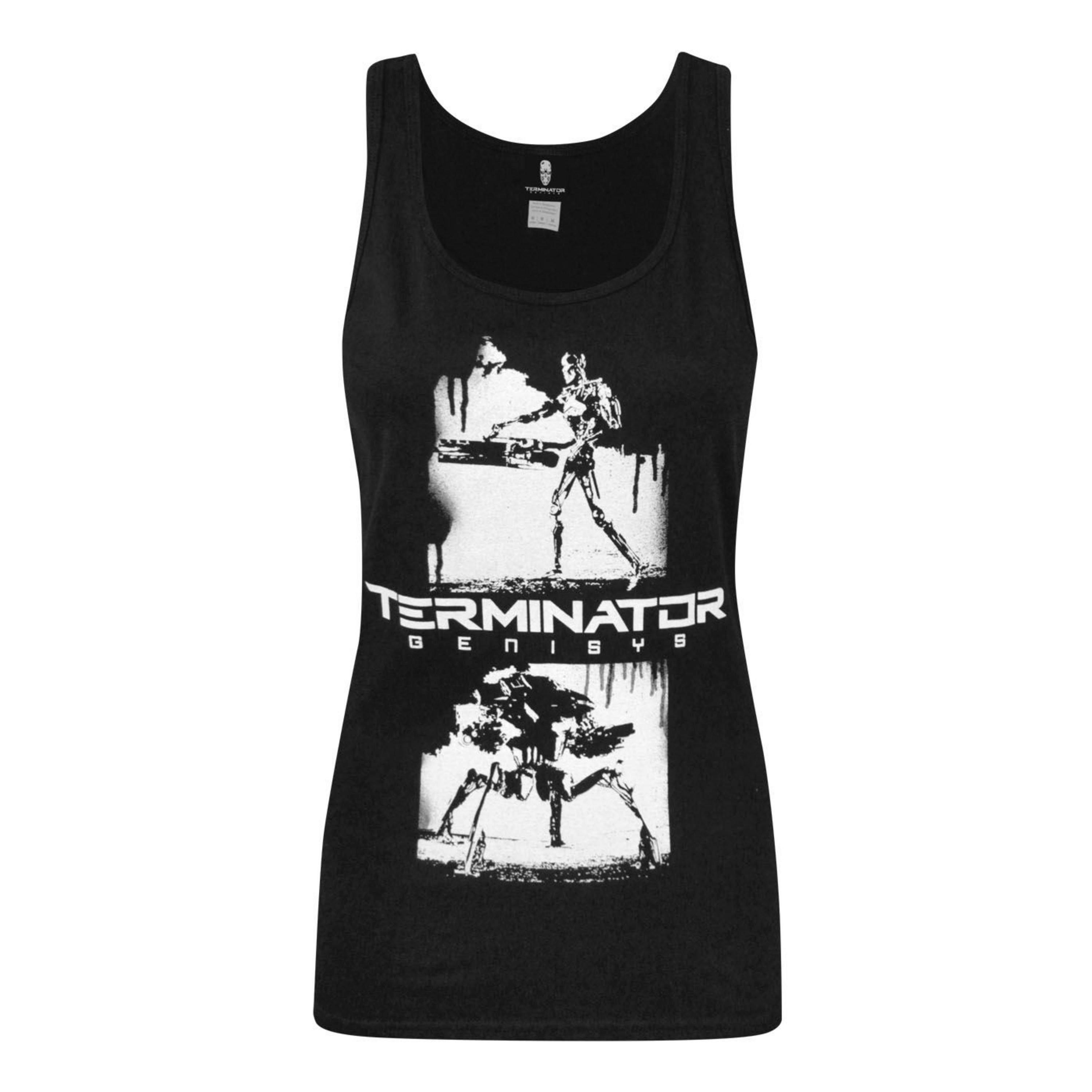 Terminator Womens Black Movie Graphic Vest by Vanilla Underground , view 1 of 1