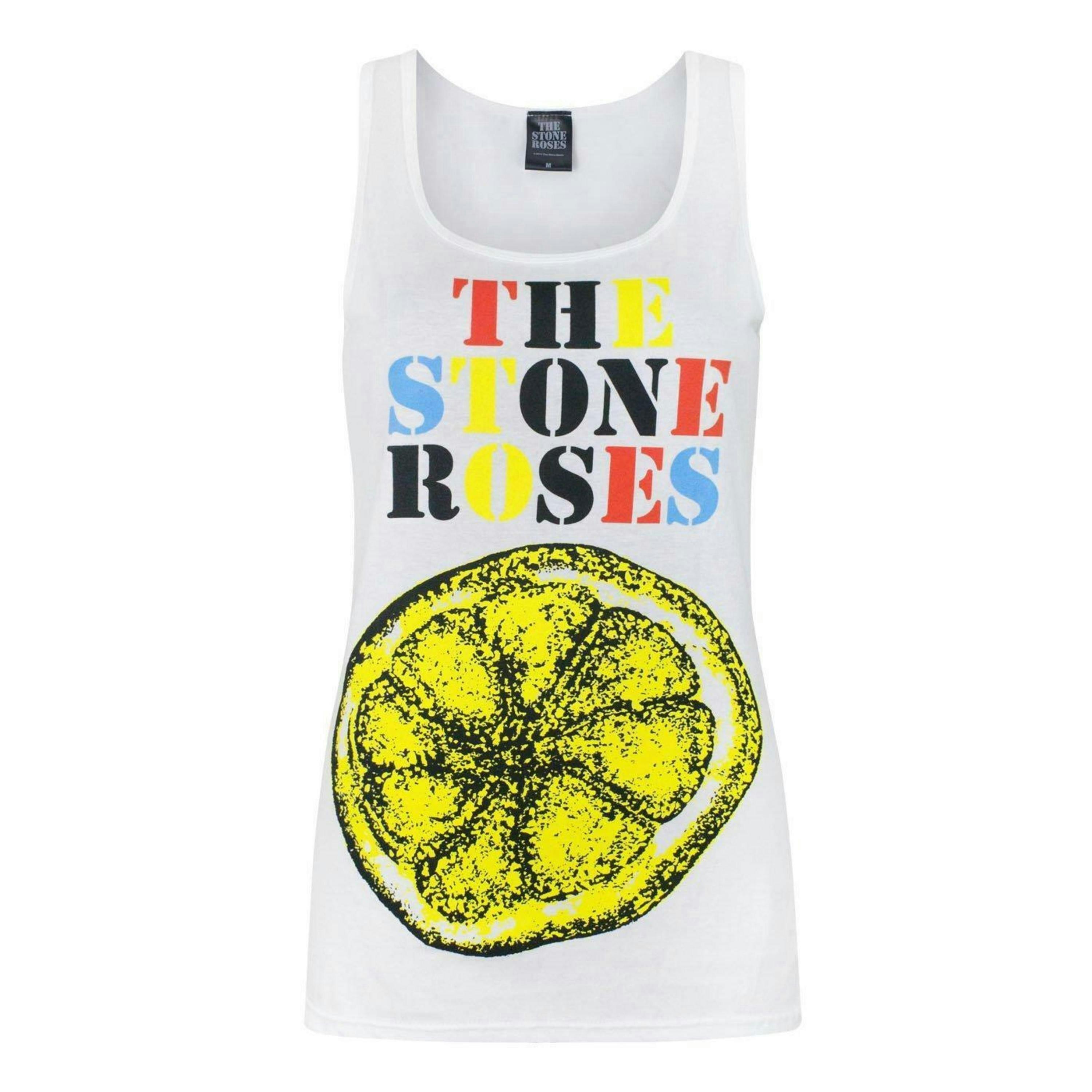 The Stone Roses Womens White Logo Vest by Vanilla Underground , view 1 of 4