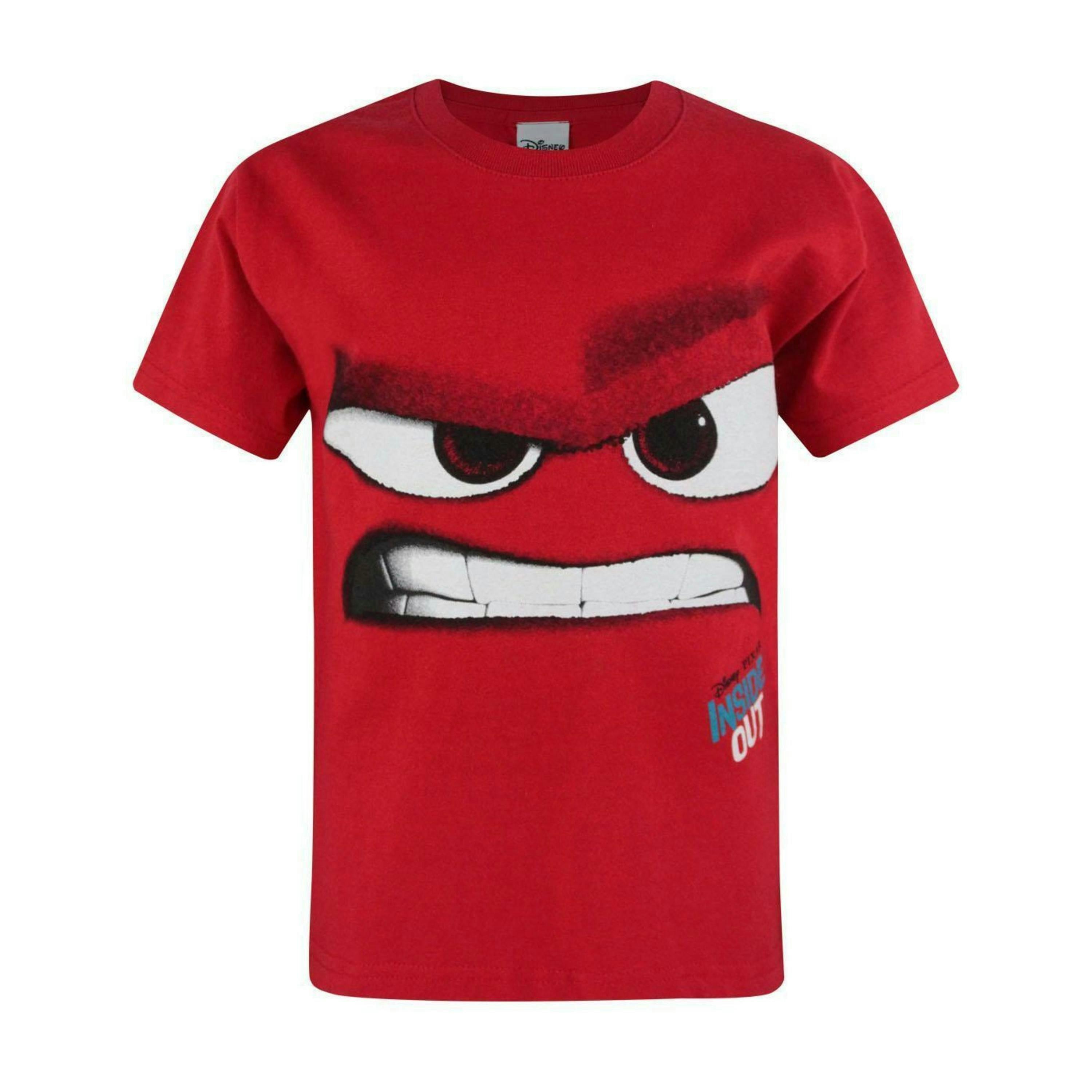 Disney Boys Red Anger Short Sleeved T-Shirt by Vanilla Underground , view 1 of 4