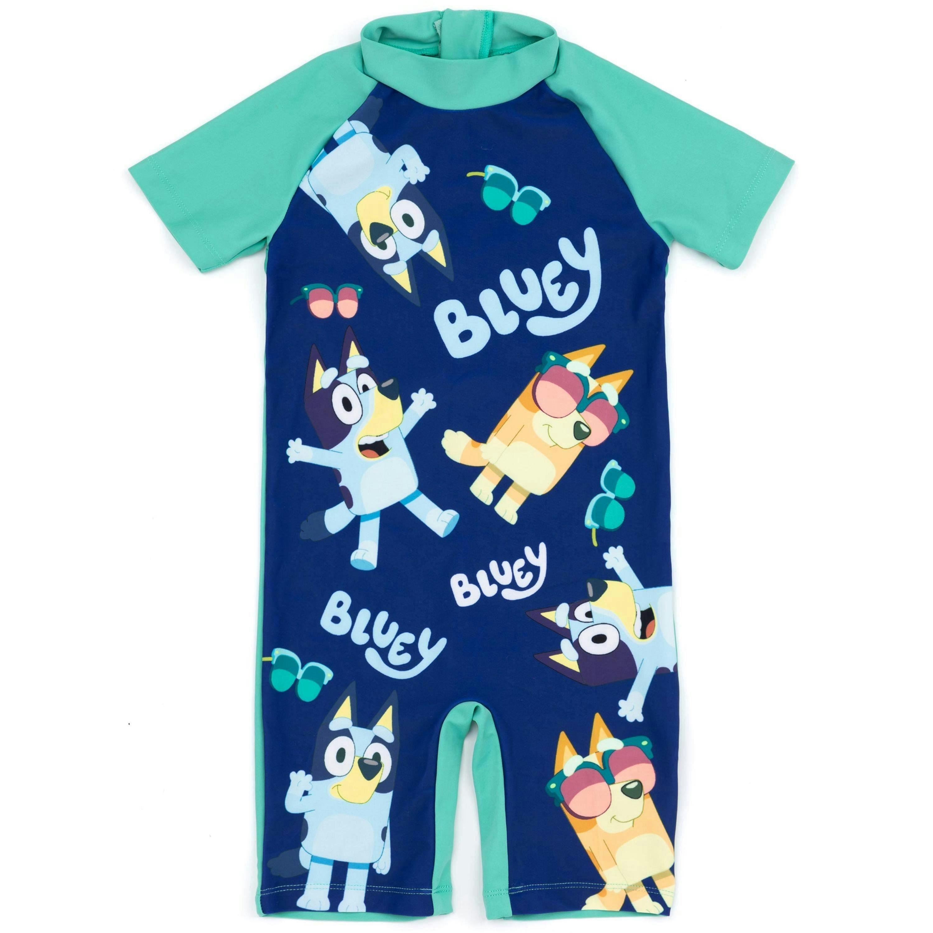 Bluey Boys Blue 1 Piece Surf Suit by Vanilla Underground , view 1 of 6