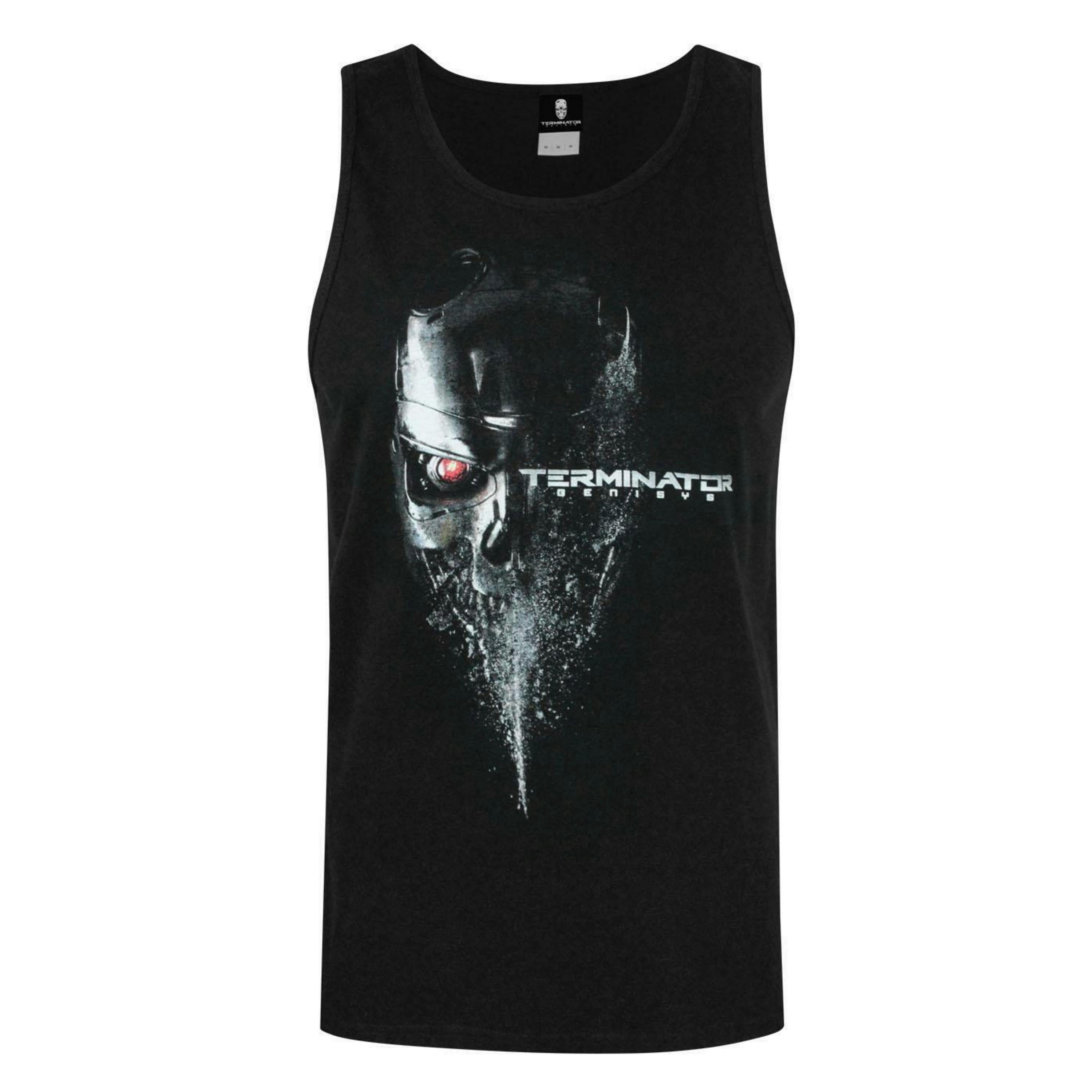 Terminator Mens Black Logo Vest by Vanilla Underground , view 1 of 1