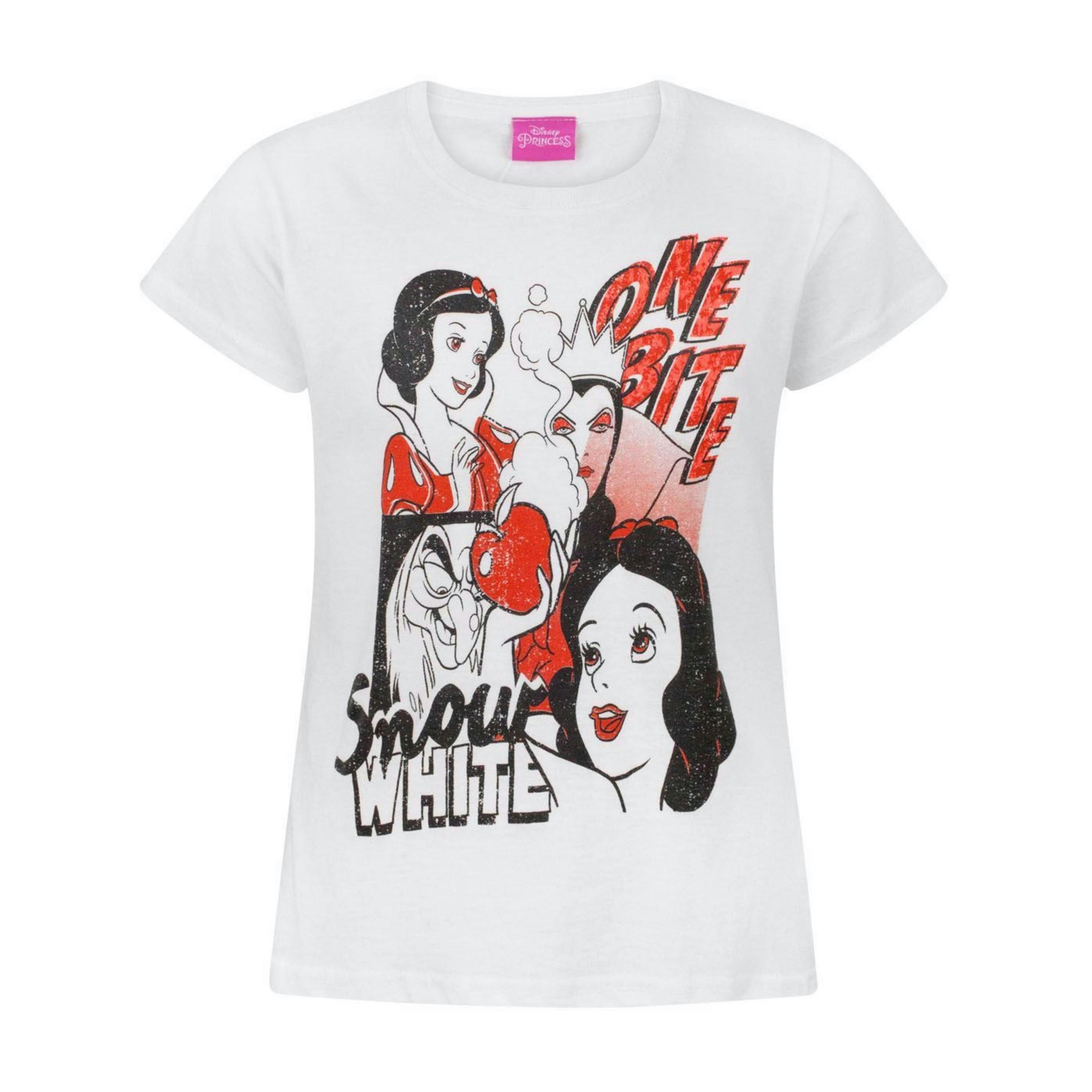 Disney Girls White Snow White, Evil Queen Short Sleeved T-Shirt by Vanilla Underground , view 1 of 4