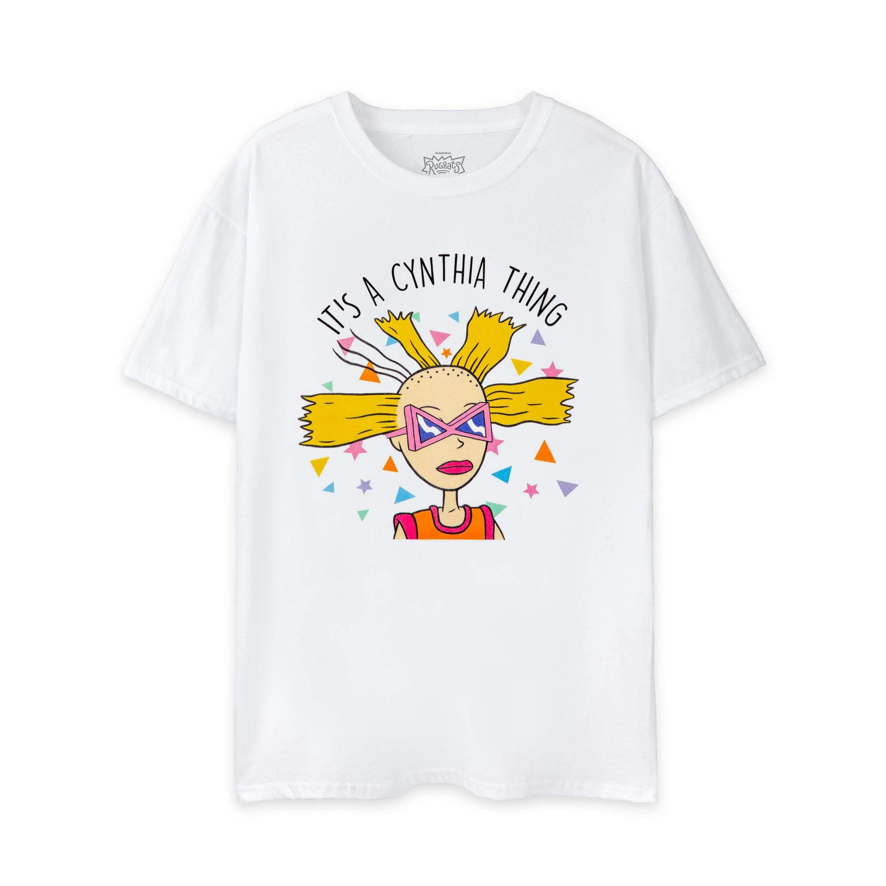 Rugrats Womens White It's A Cynthia Thing Short Sleeved T-Shirt by Vanilla Underground , view 1 of 6