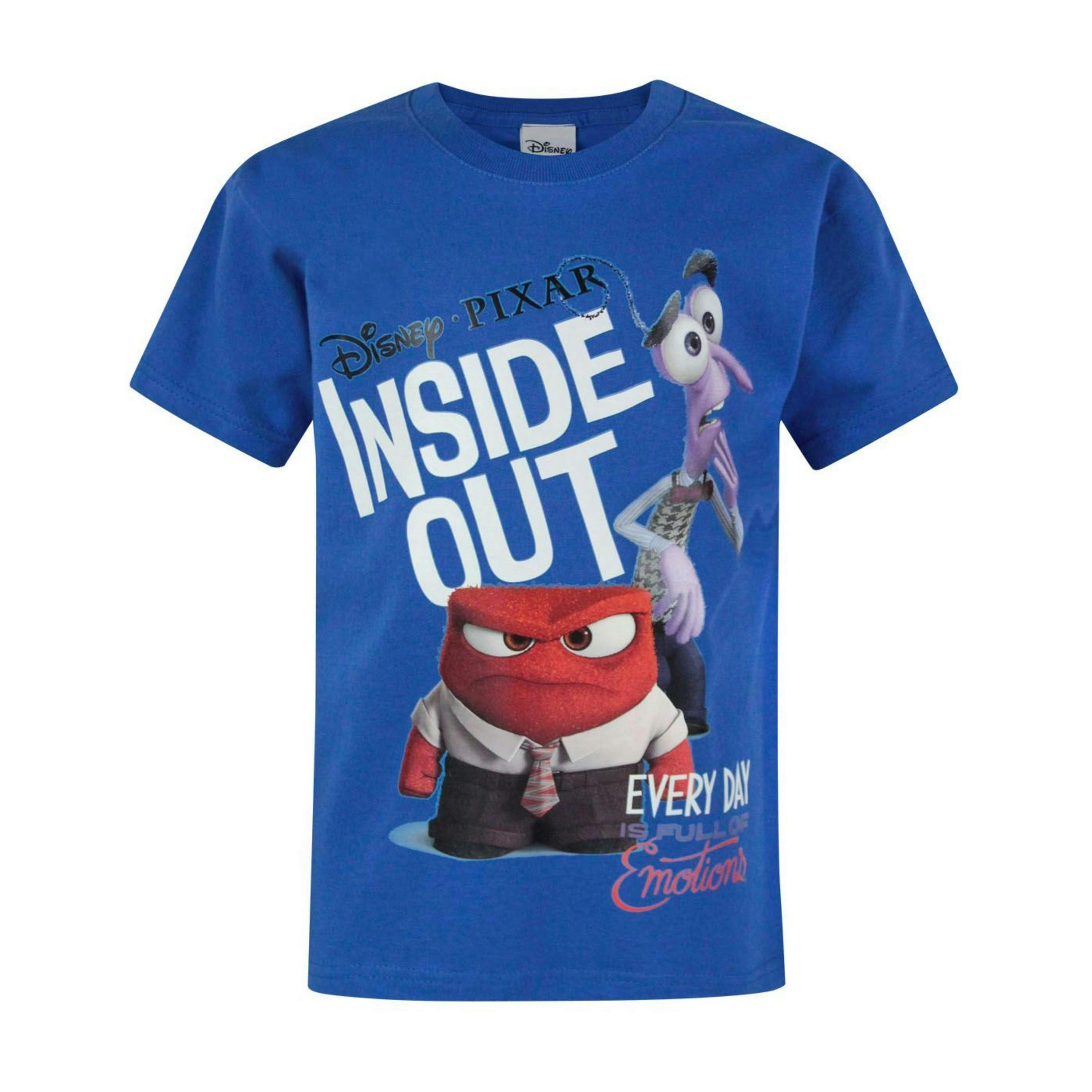 Disney Boys Blue Inside Out Short Sleeved T-Shirt by Vanilla Underground , view 1 of 1