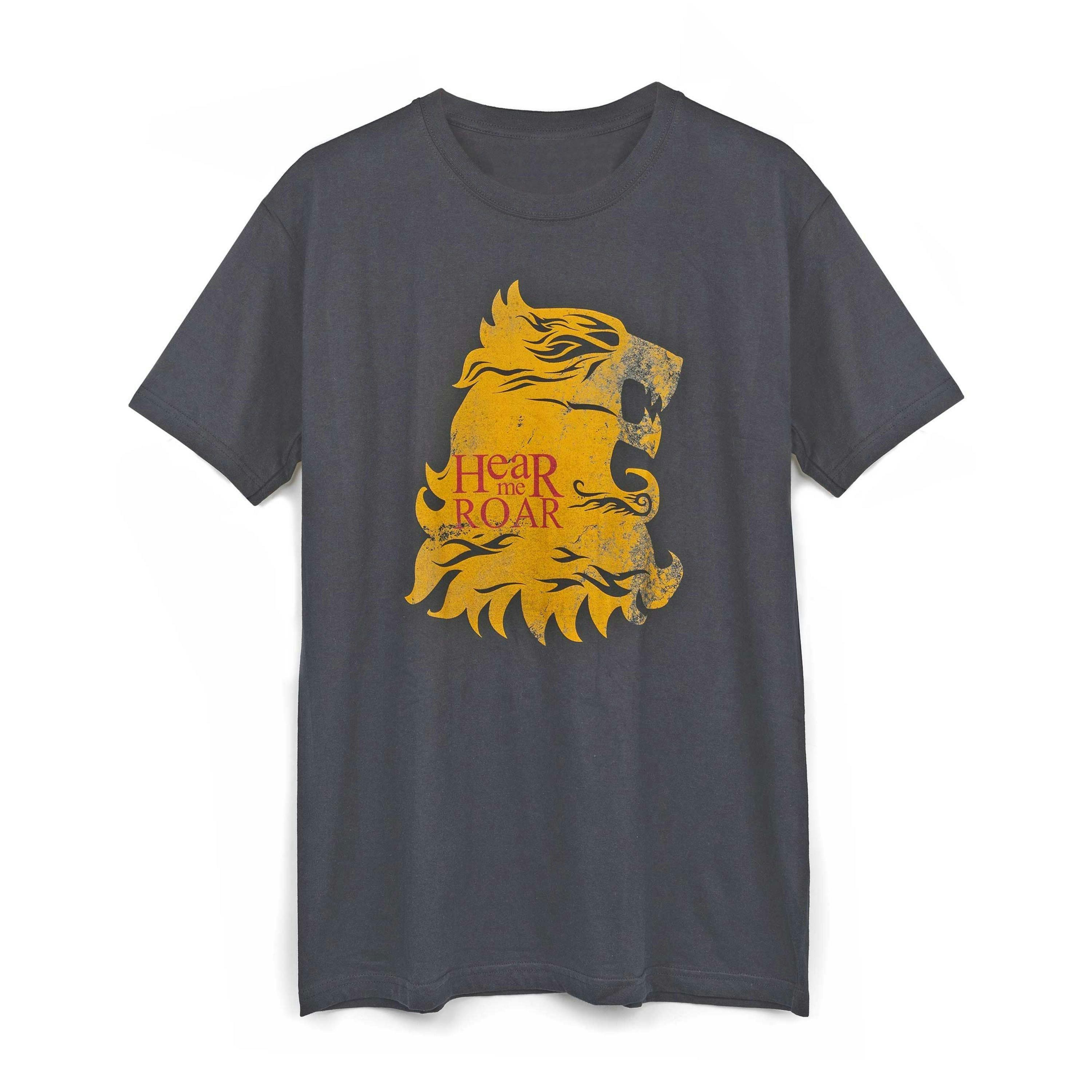 Game of Thrones Mens Grey Short Sleeved T-Shirt by Vanilla Underground , view 1 of 4