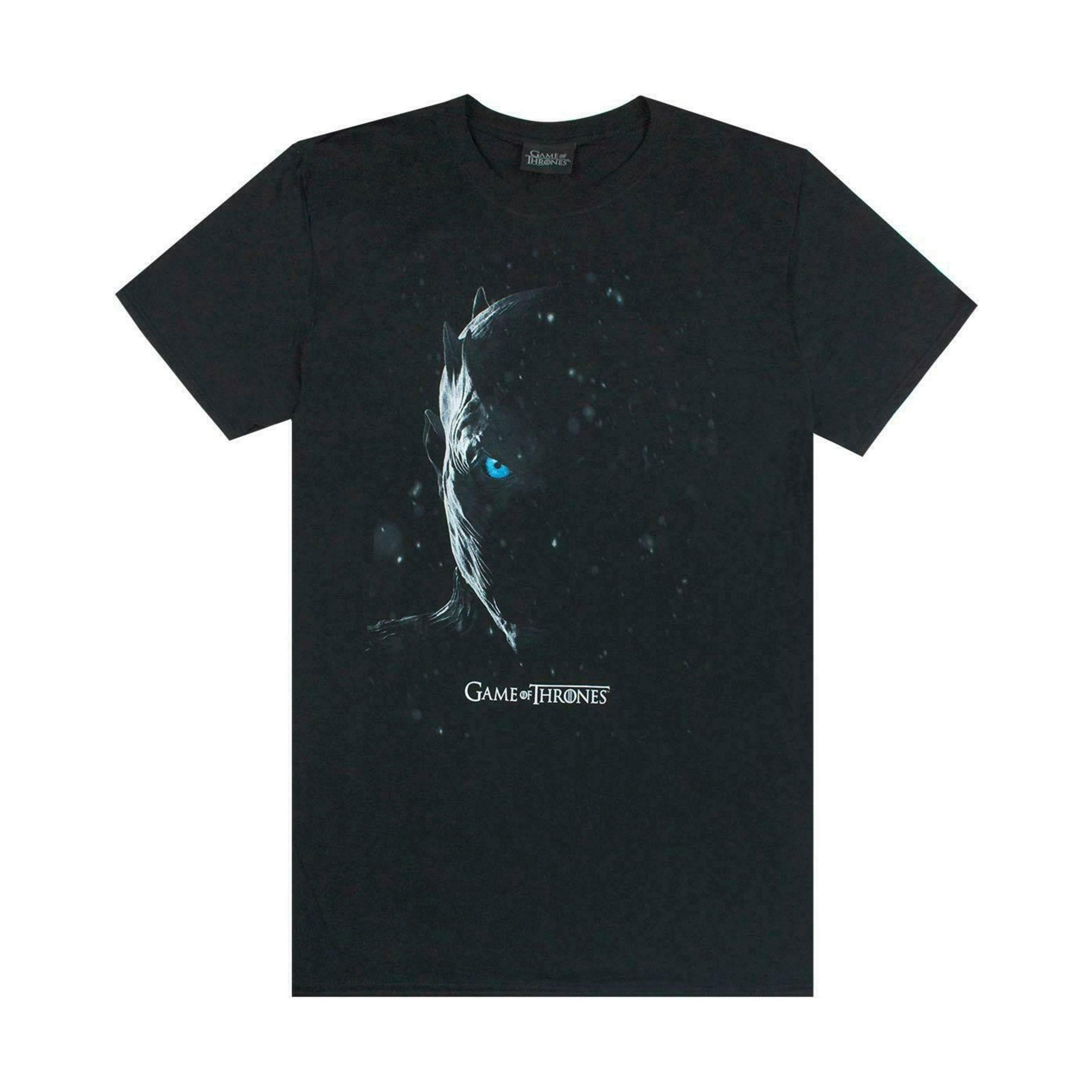 Game of Thrones Mens Black Night King Short Sleeved T-Shirt by Vanilla Underground , view 1 of 4