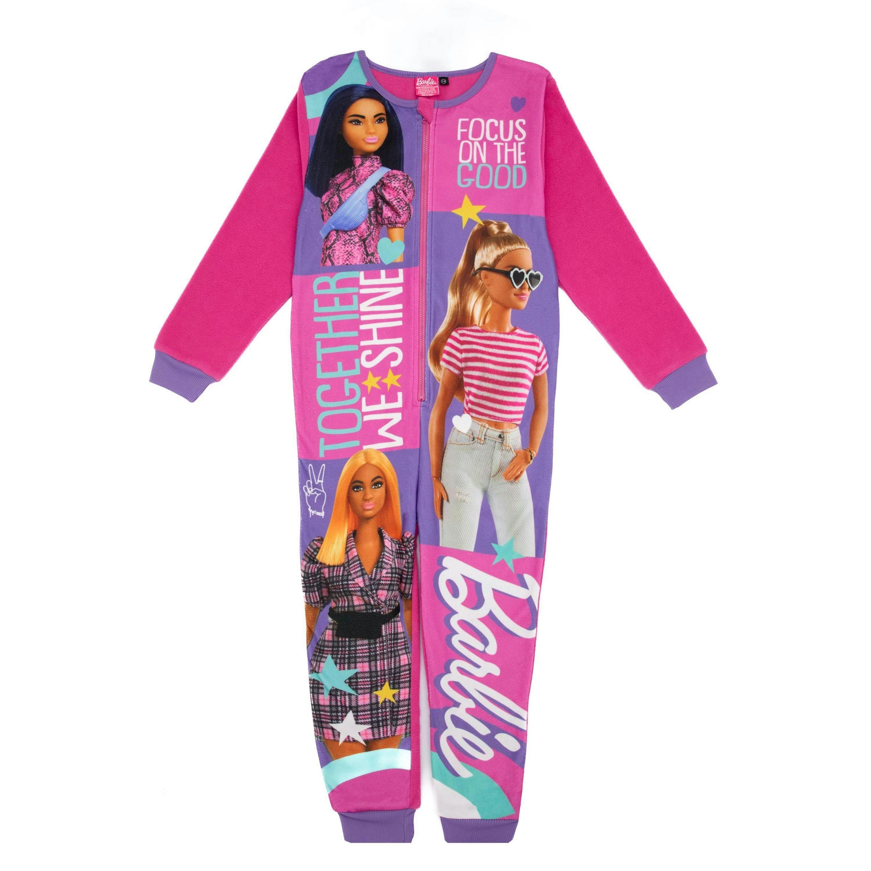 Barbie Girls Pink Onesie by Vanilla Underground , view 1 of 6