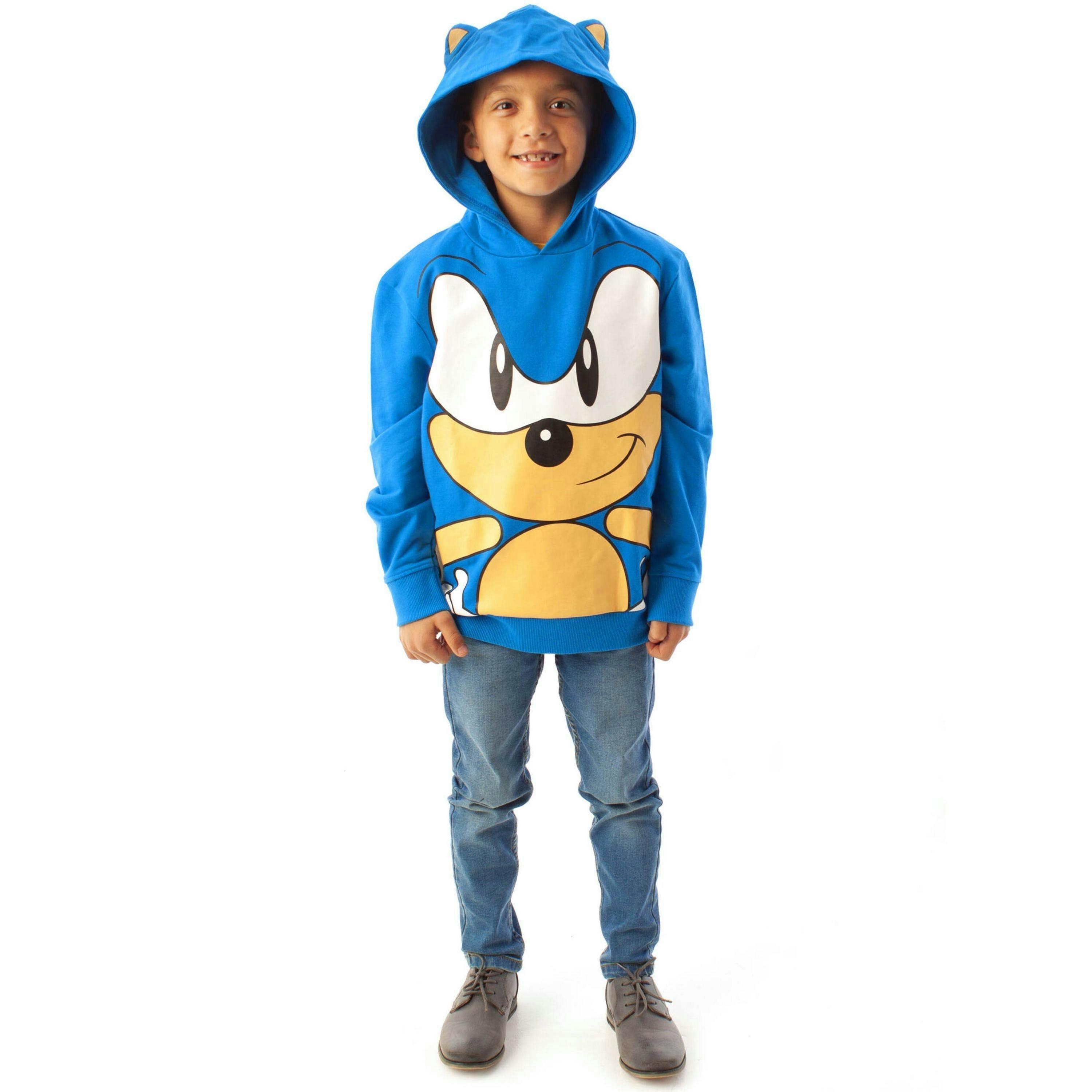 Sonic the Hedgehog Boys Blue Character Hoodie by Vanilla Underground , view 1 of 6