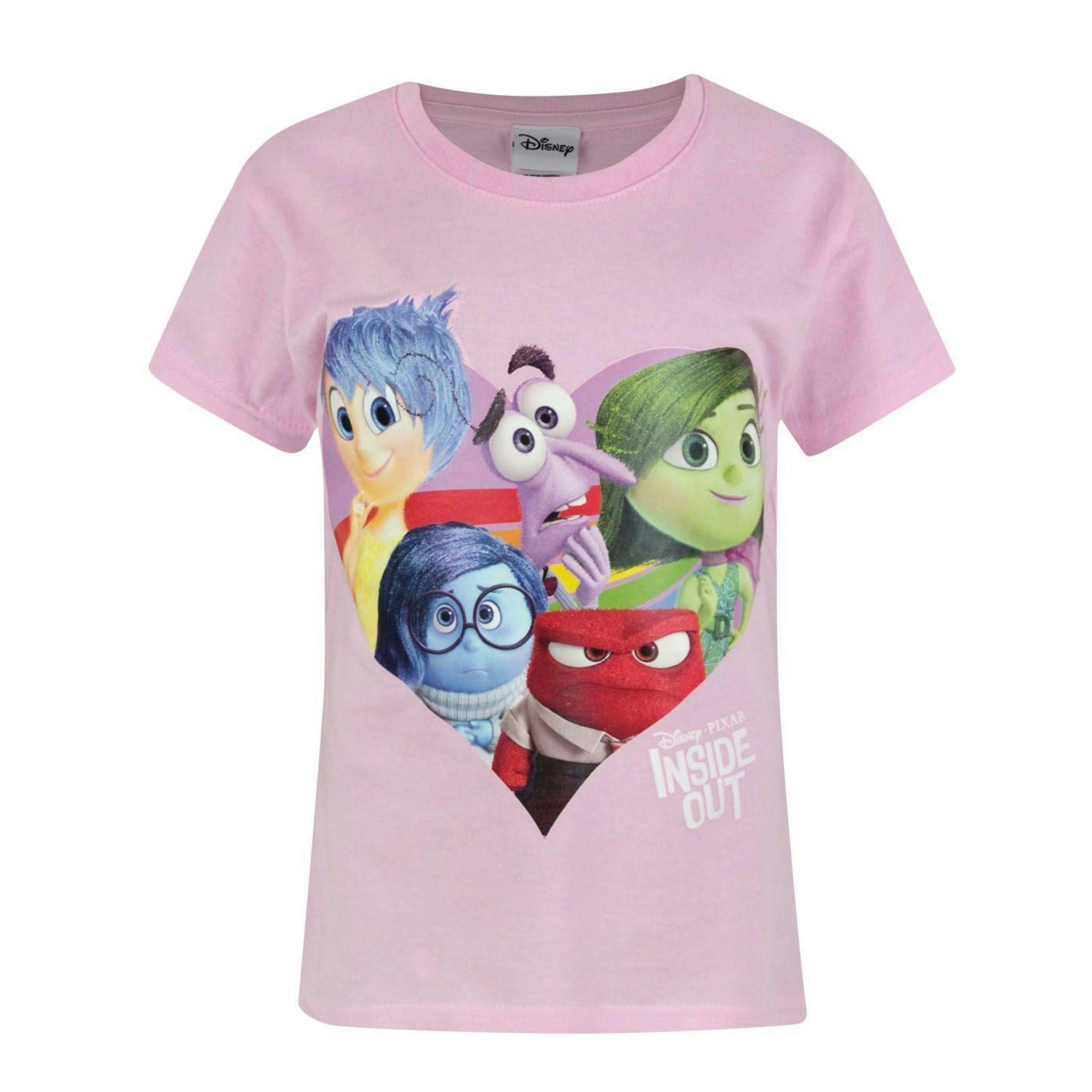 Disney Inside Out GirlsPink Short Sleeved T-Shirt by Vanilla Underground , view 1 of 1