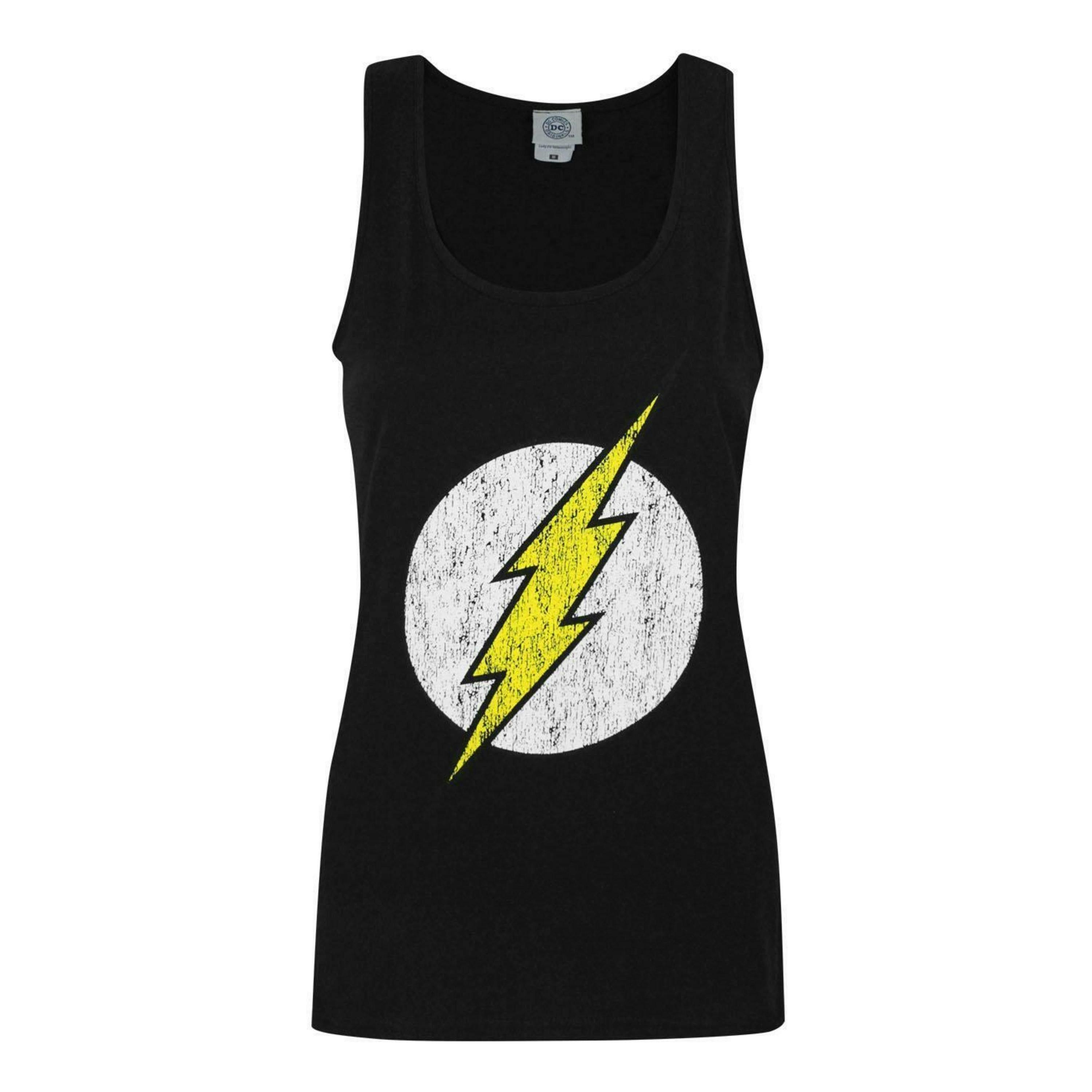 DC Comics Womens Black Logo Vest by Vanilla Underground , view 1 of 4