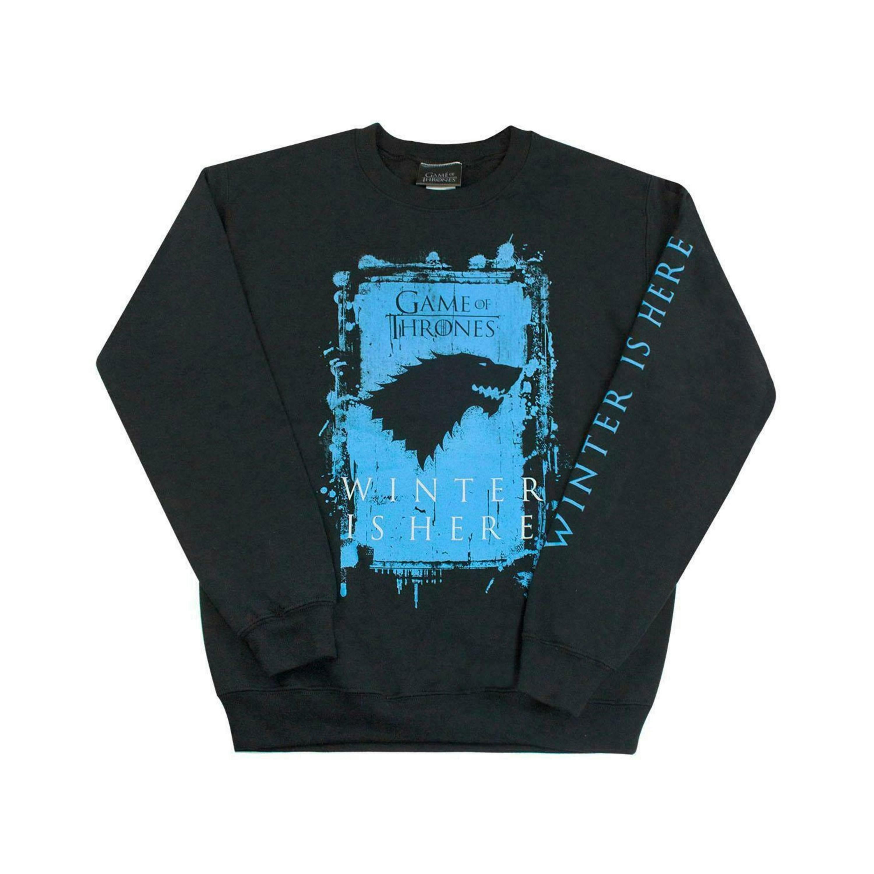 Game of Thrones Mens Black Logo Sweatshirt by Vanilla Underground , view 1 of 4