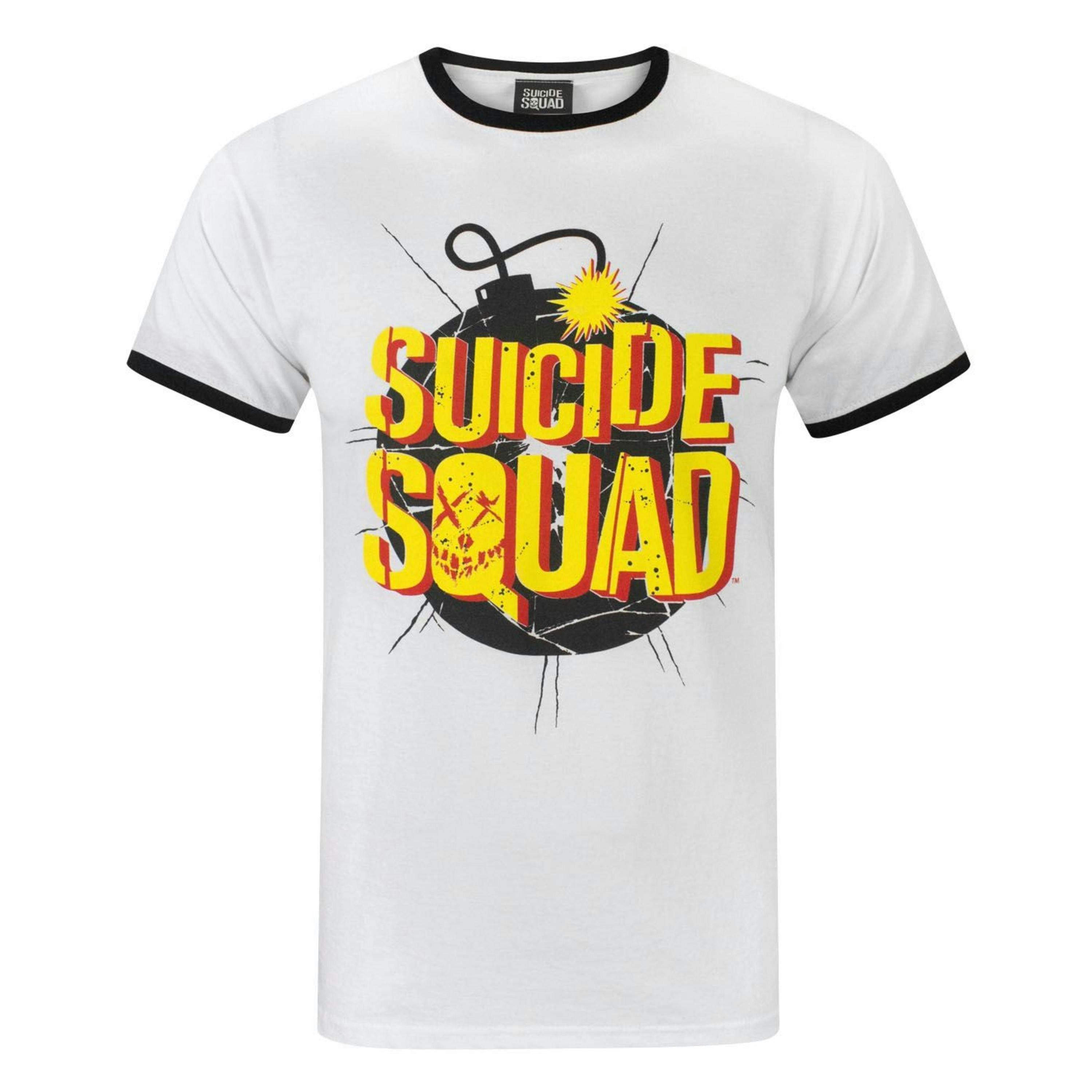 DC Comics Unisex White Logo Short Sleeved T-Shirt by Vanilla Underground , view 1 of 4