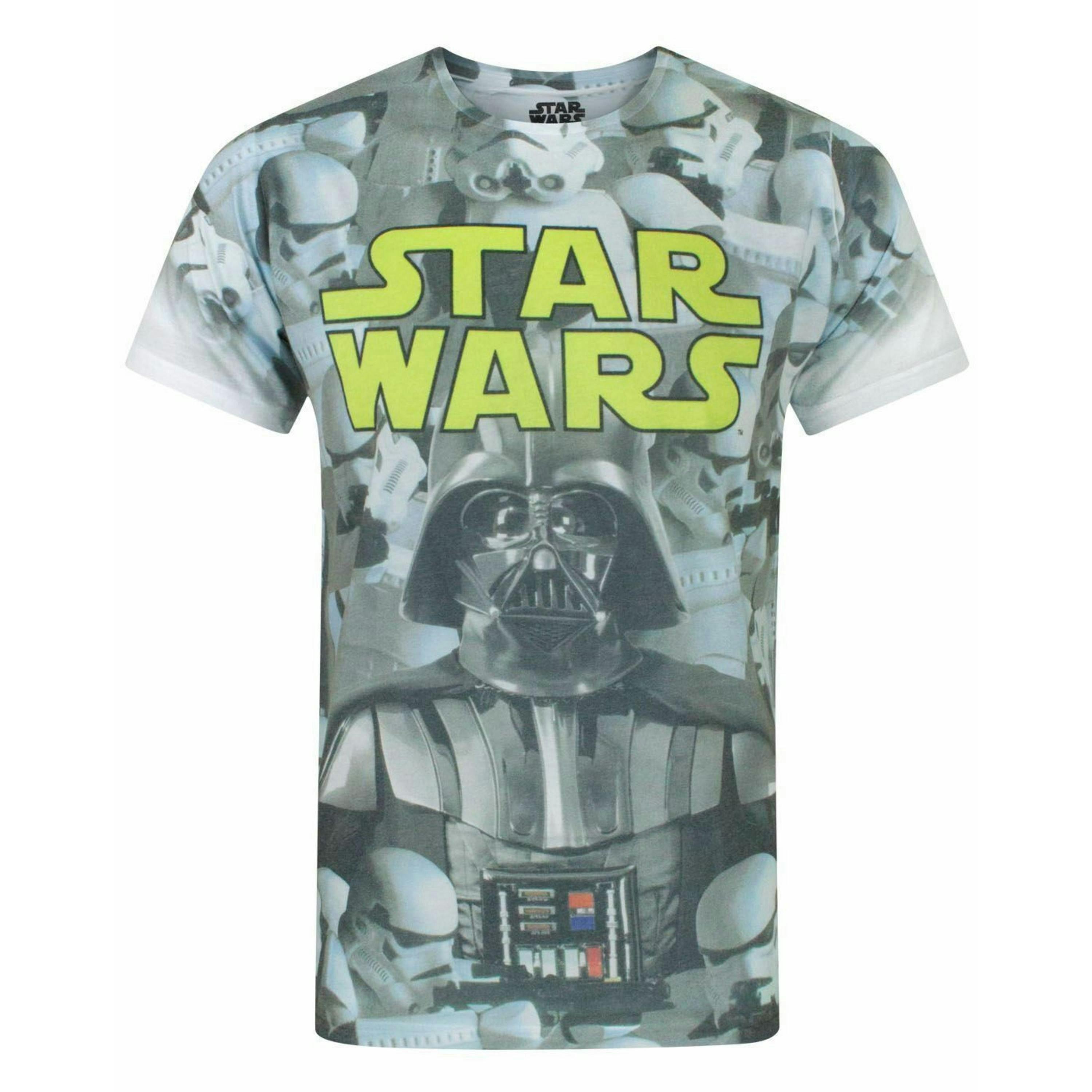 Star Wars Mens White Short Sleeved T-Shirt by Vanilla Underground , view 1 of 1