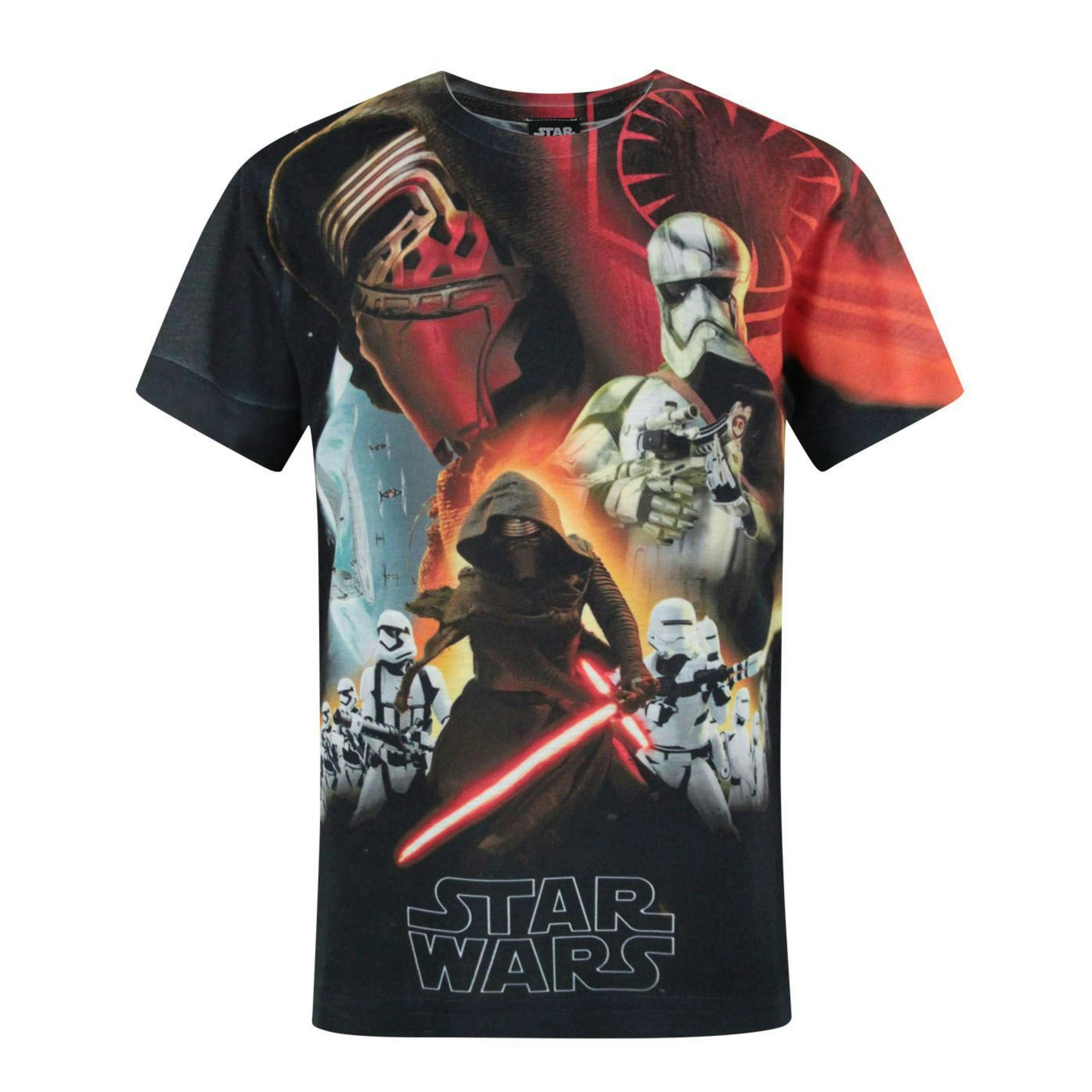 Star Wars Boys White Short Sleeved T-Shirt by Vanilla Underground , view 1 of 1