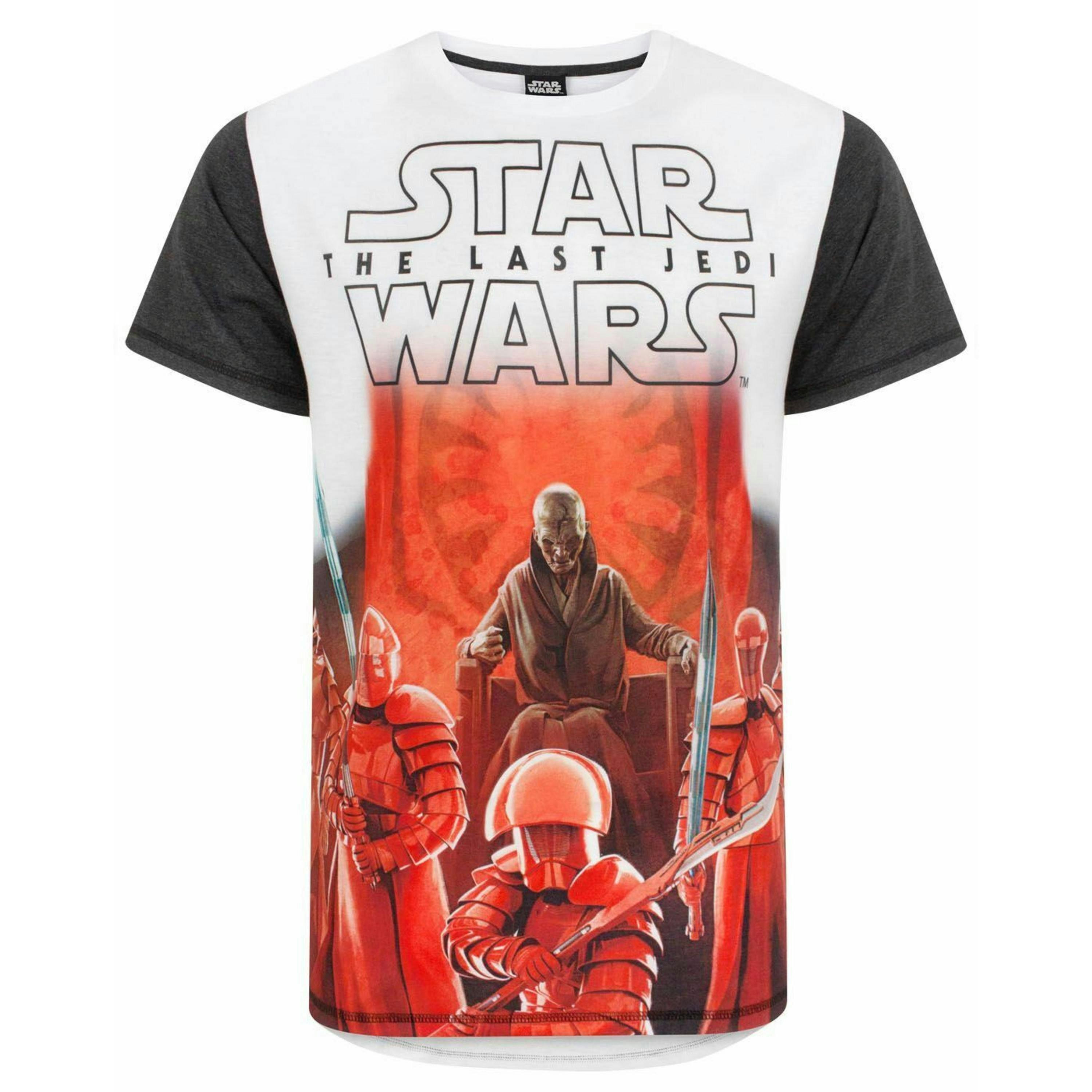 Star Wars Mens White Short Sleeved T-Shirt by Vanilla Underground , view 1 of 5